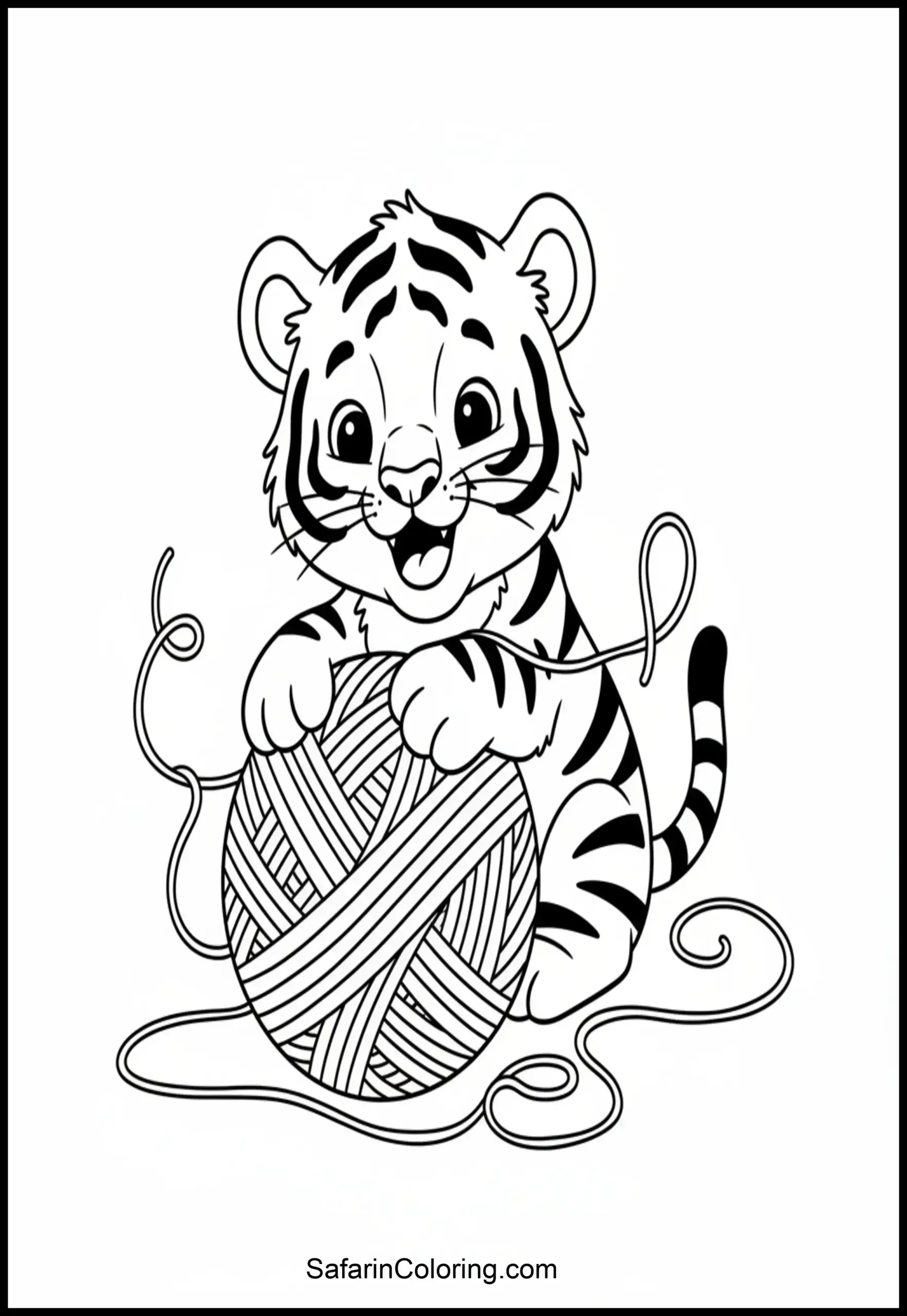 Baby Tiger Yarn Scaled