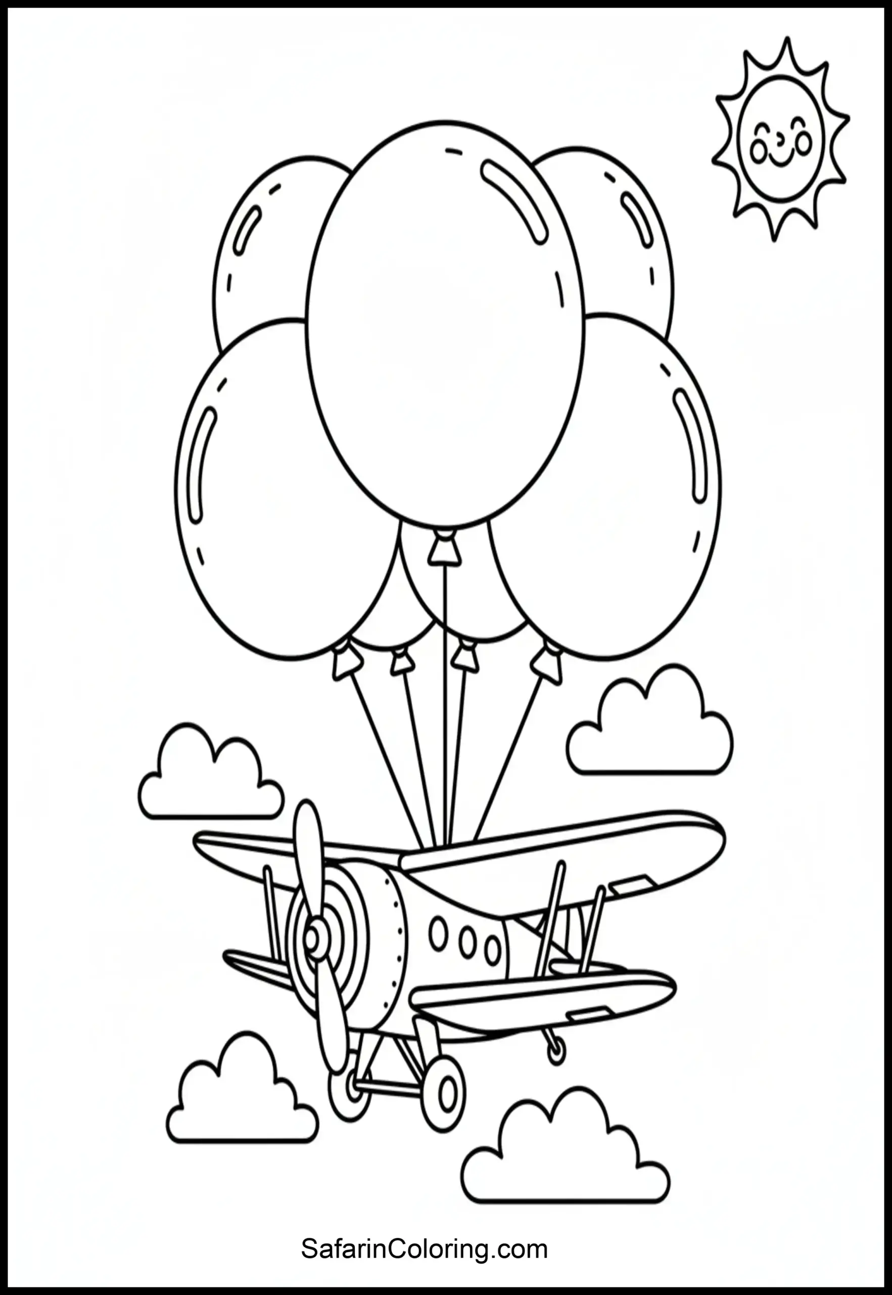 Balloon Floating Airplane Scaled
