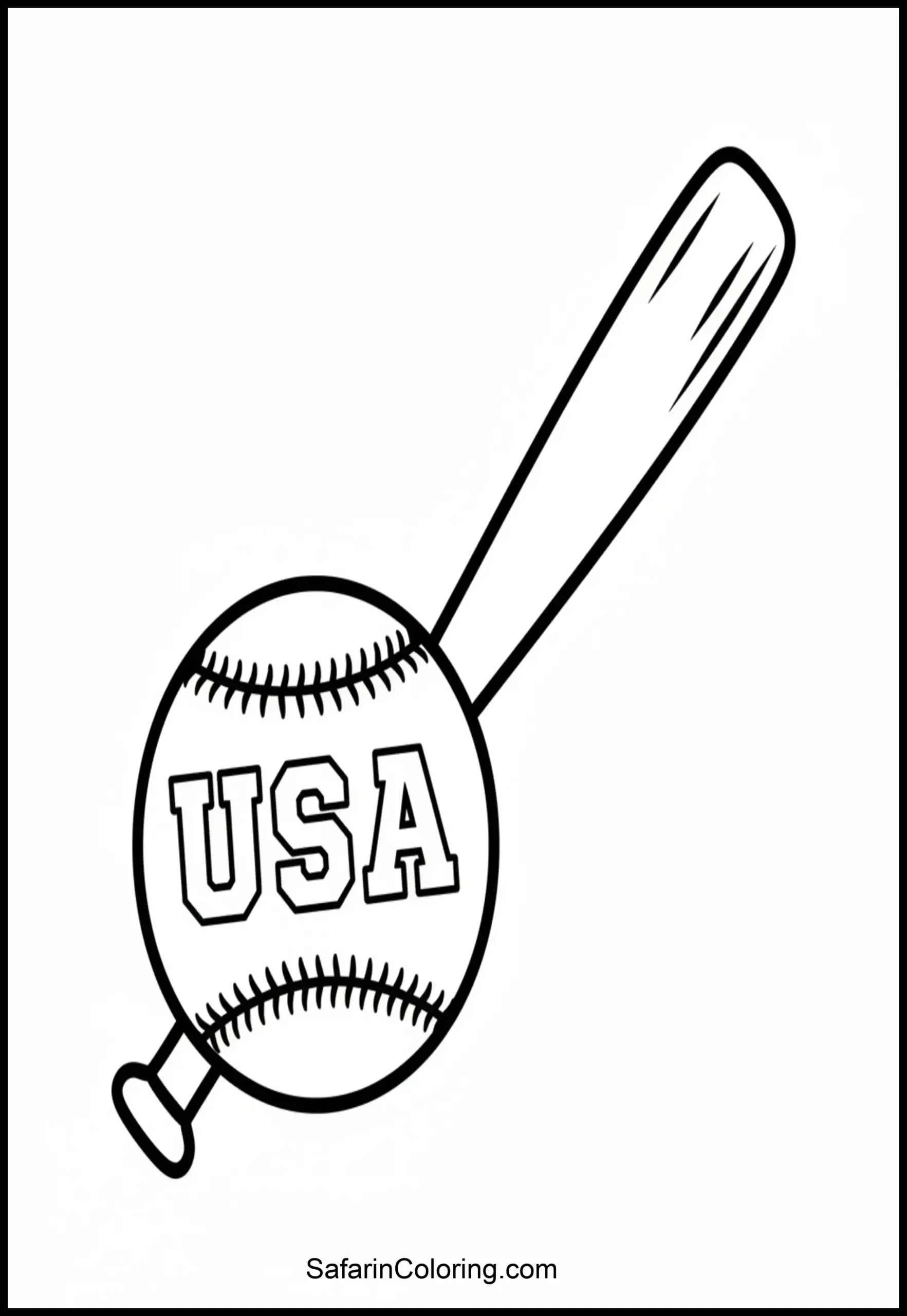 Baseball Bat Usa Scaled