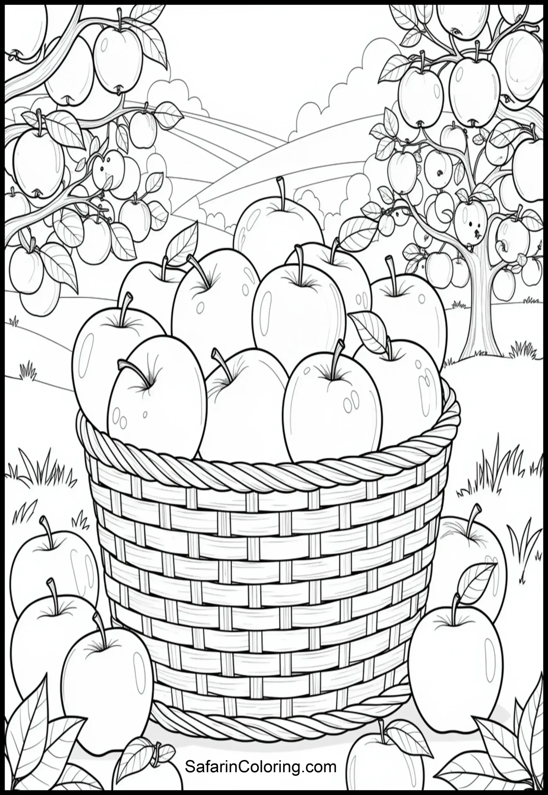 Basket Of Apples 2 Scaled