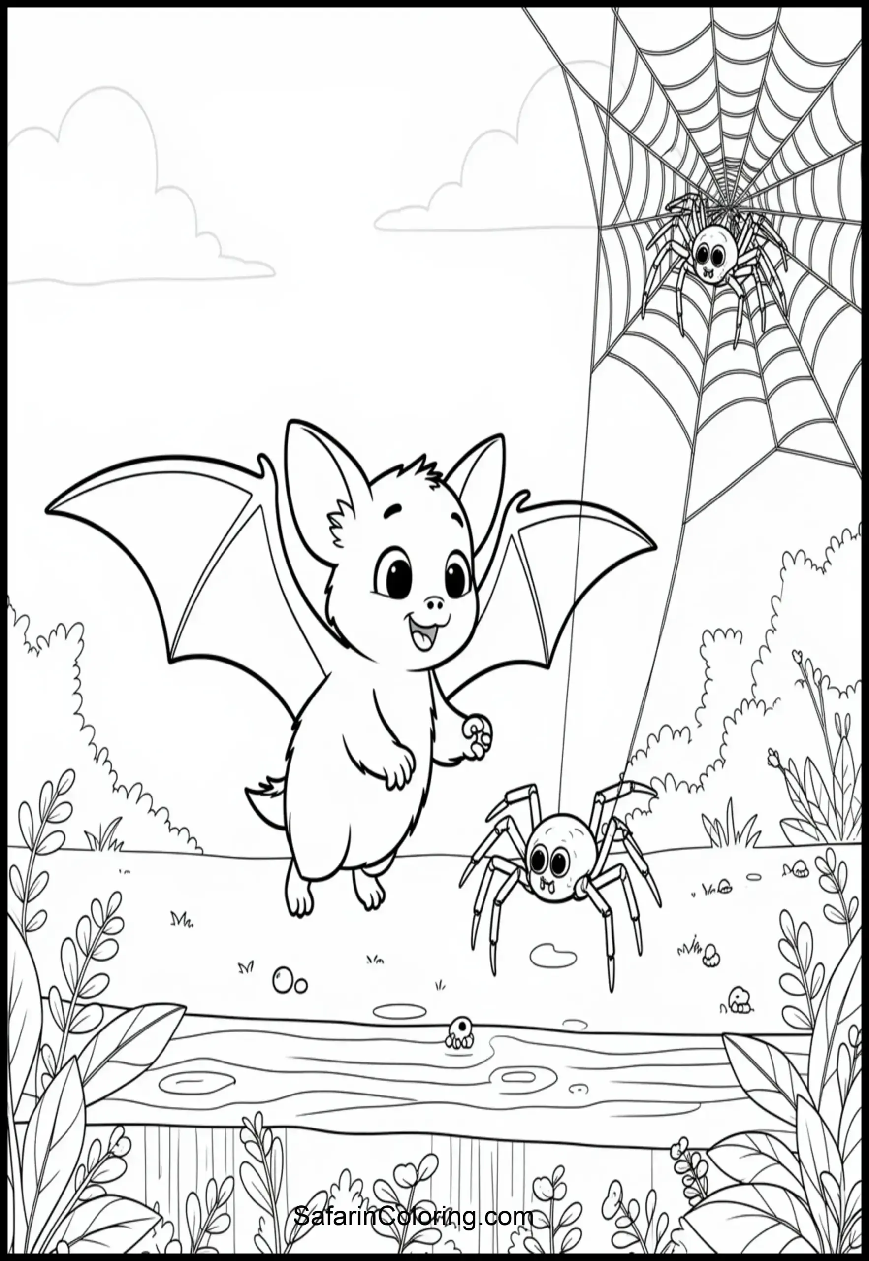 Bat And Spider Friends 2 Scaled
