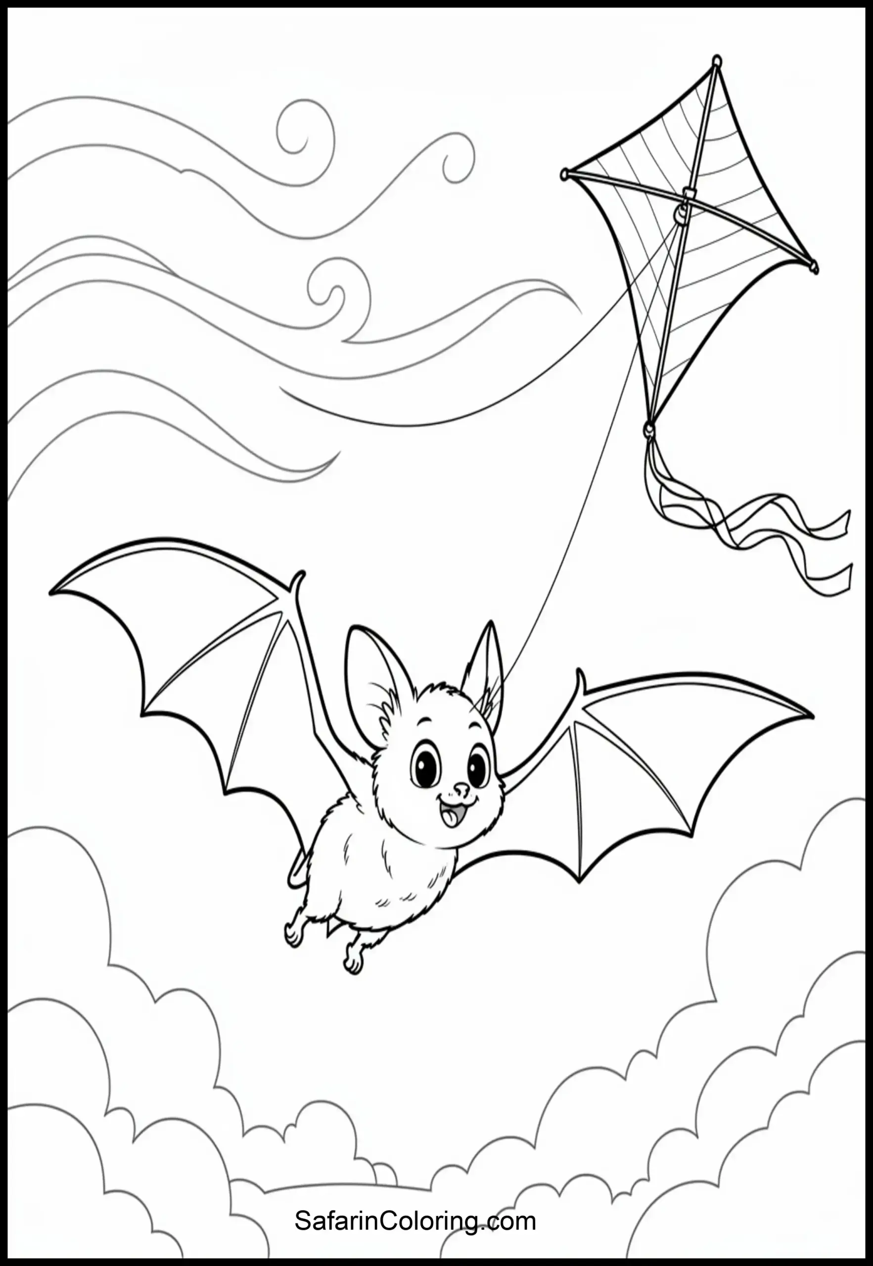 Bat Flying Kite 2 Scaled