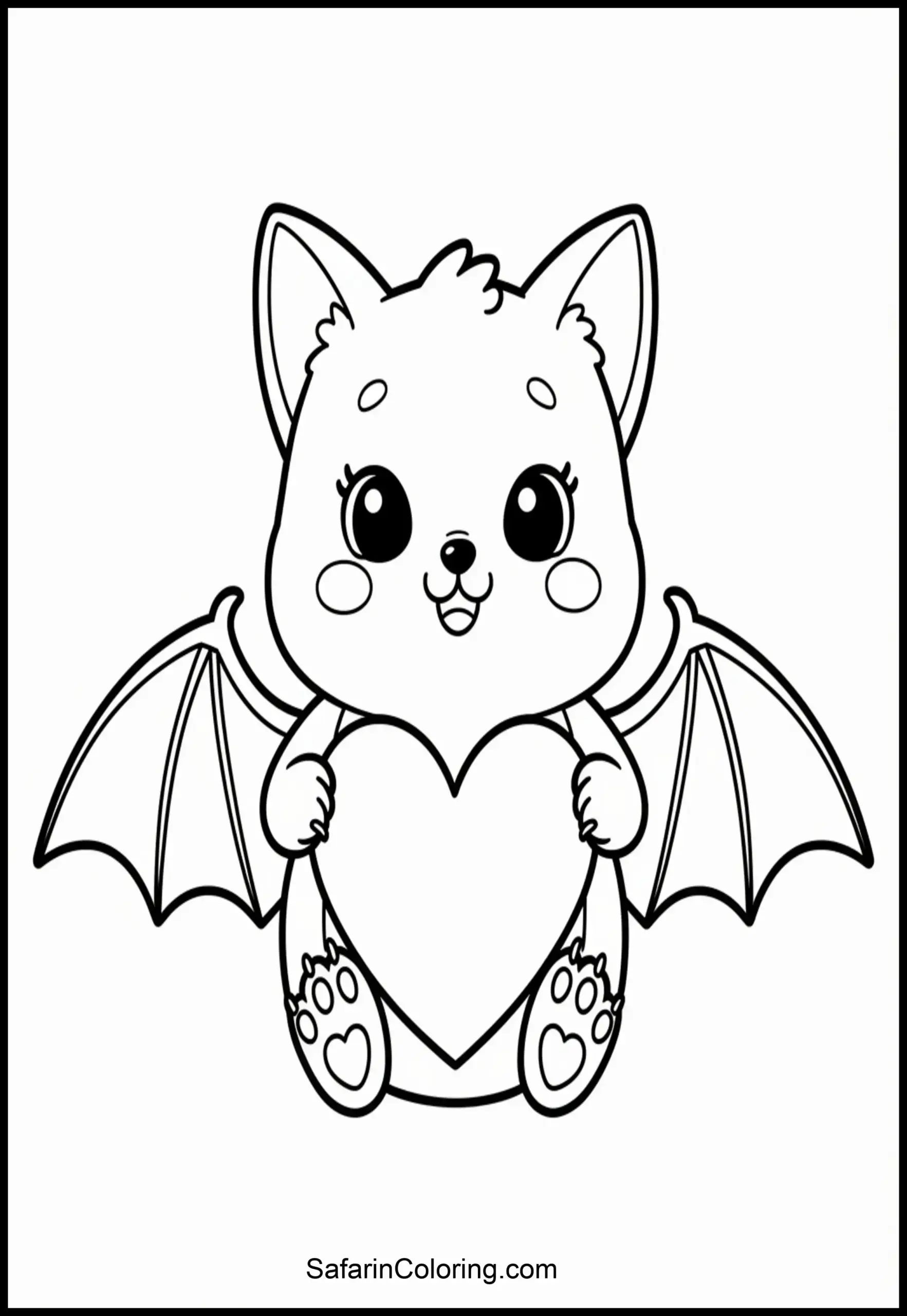 Bat Holding Heart Scaled