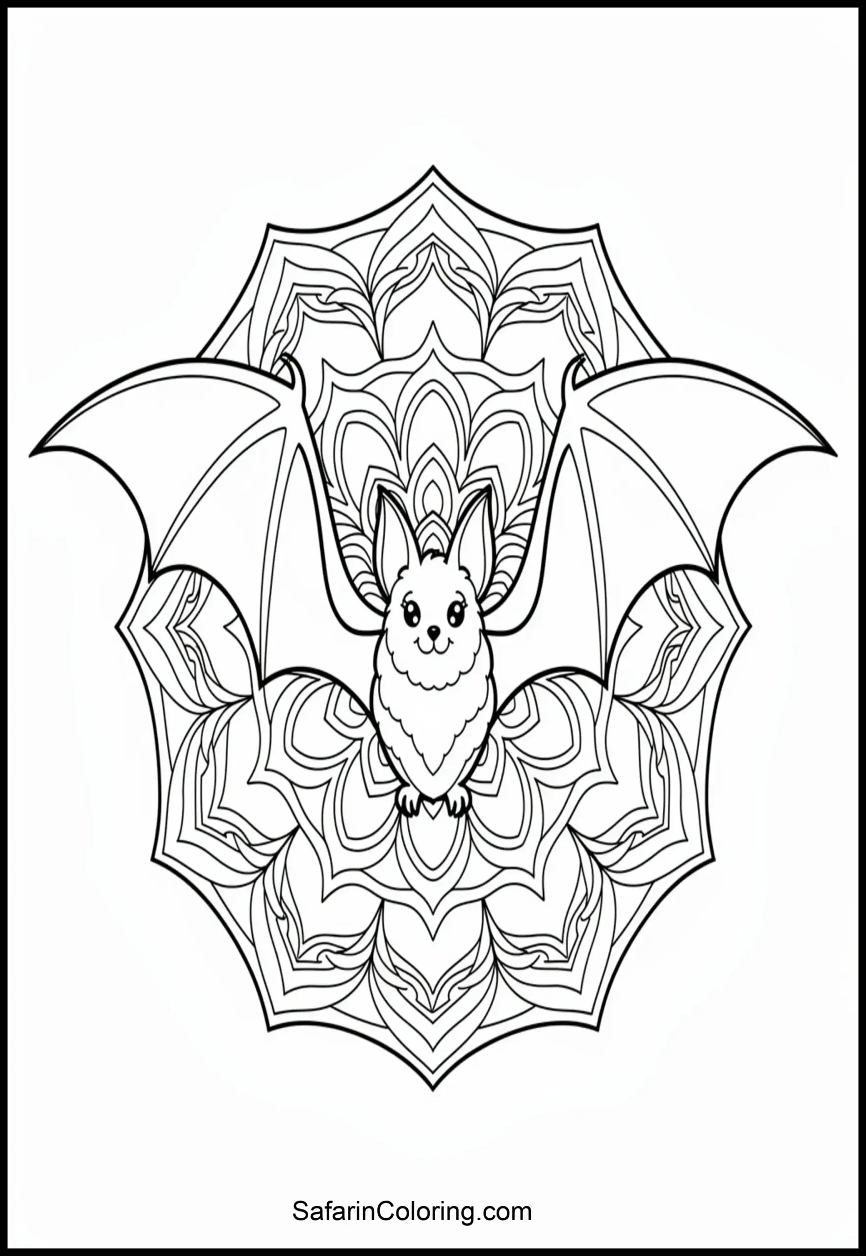 Bat Mandala Simple 2 Scaled