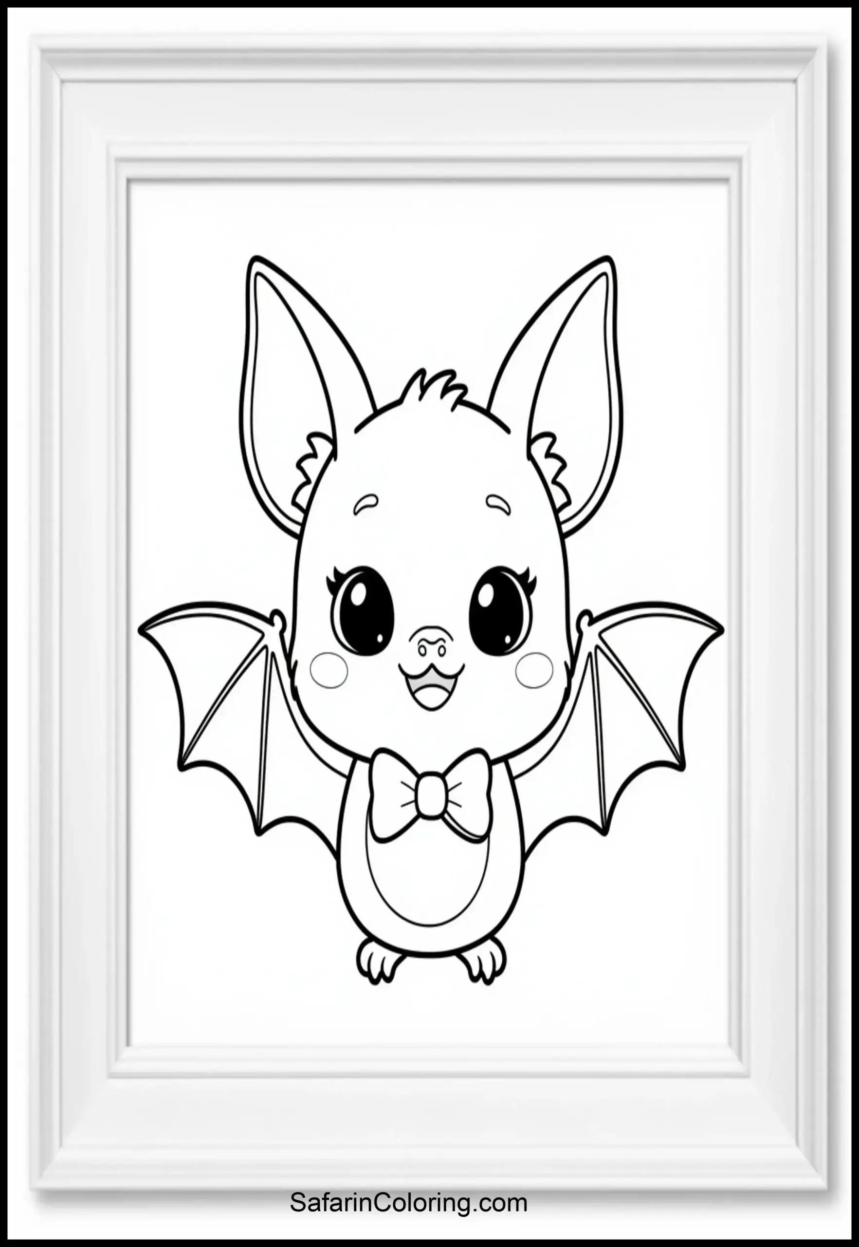 Bat Portrait Frame 2 Scaled