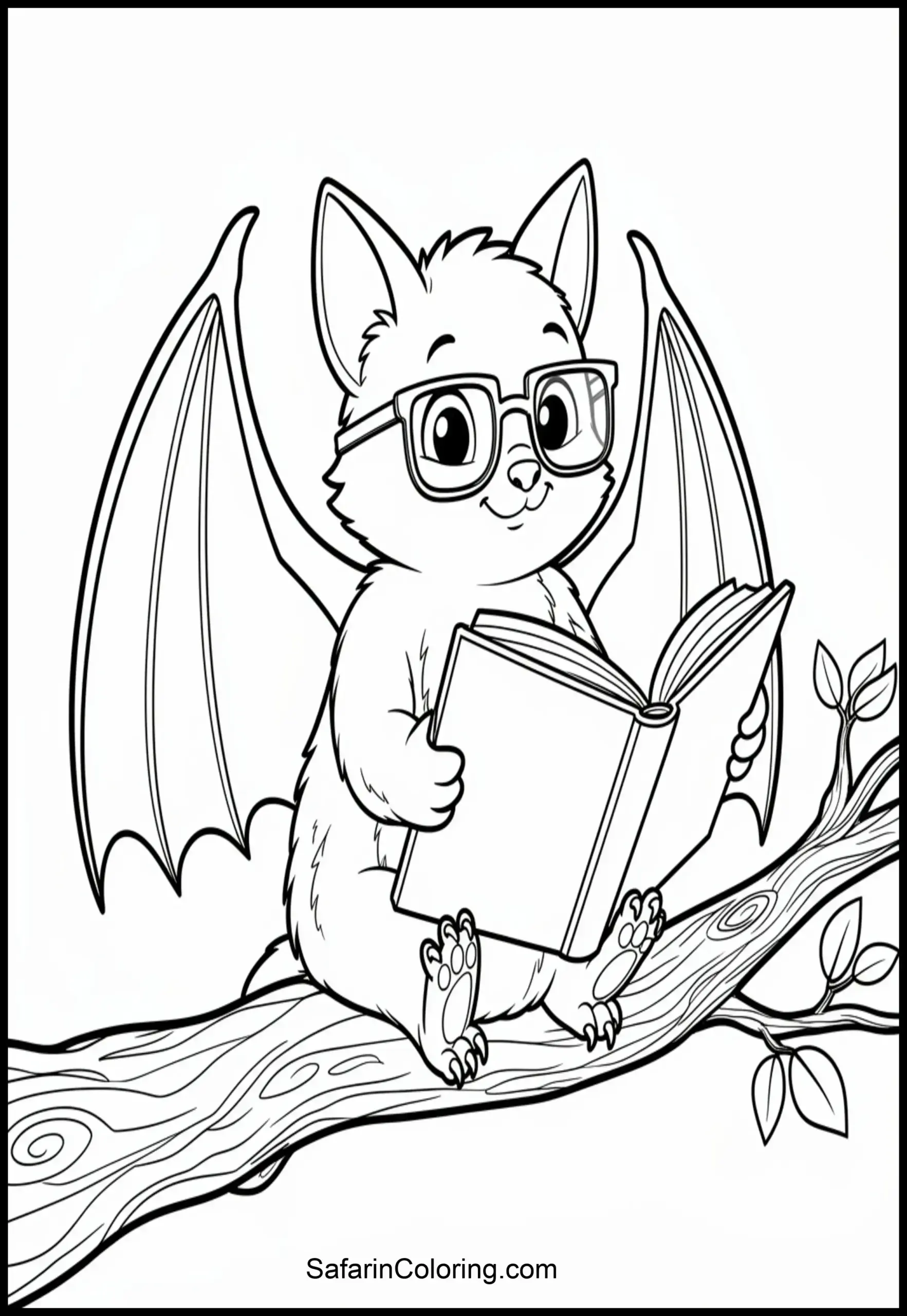 Bat Reading Book 2 Scaled