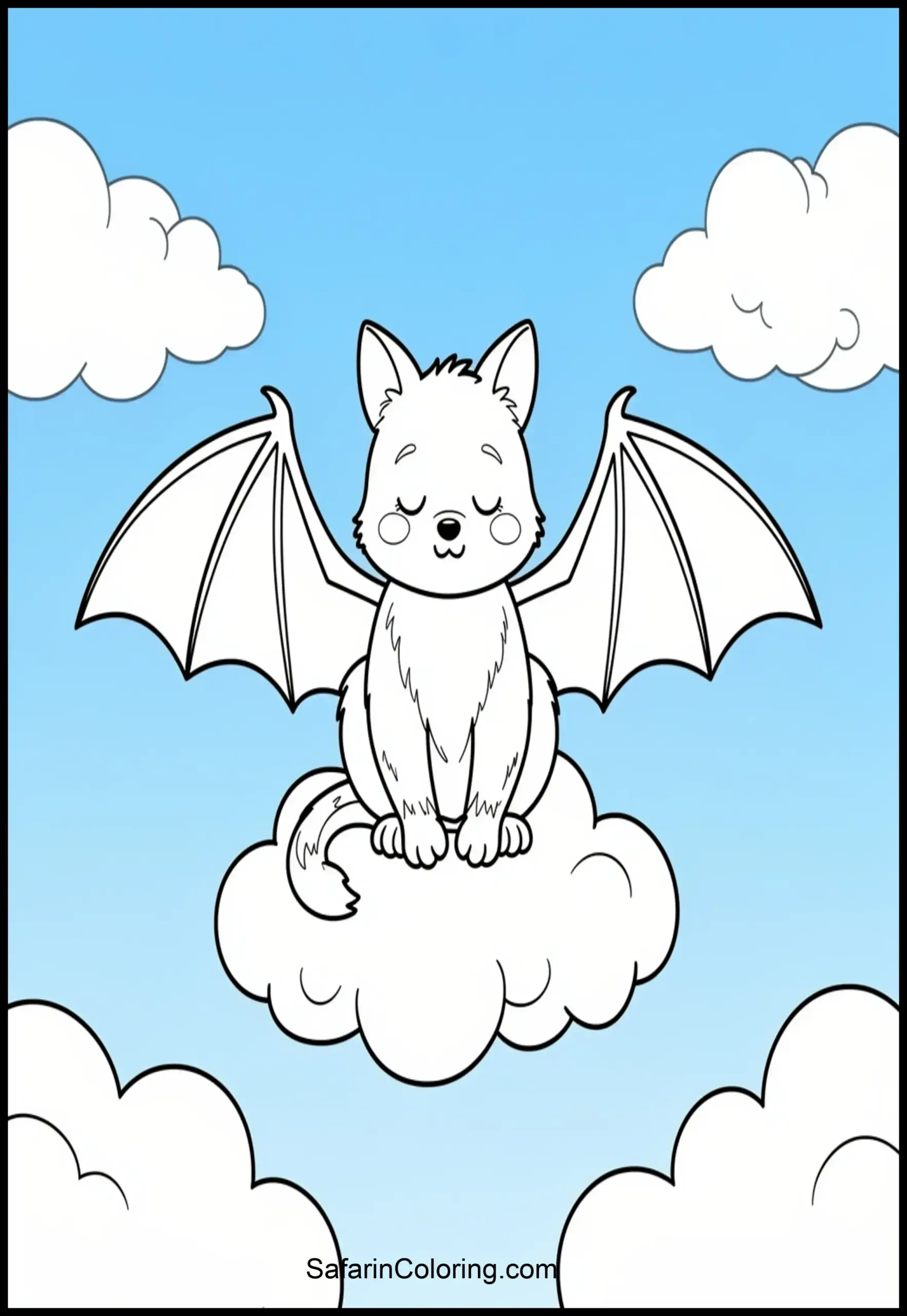 Bat Sitting Cloud 2 Scaled