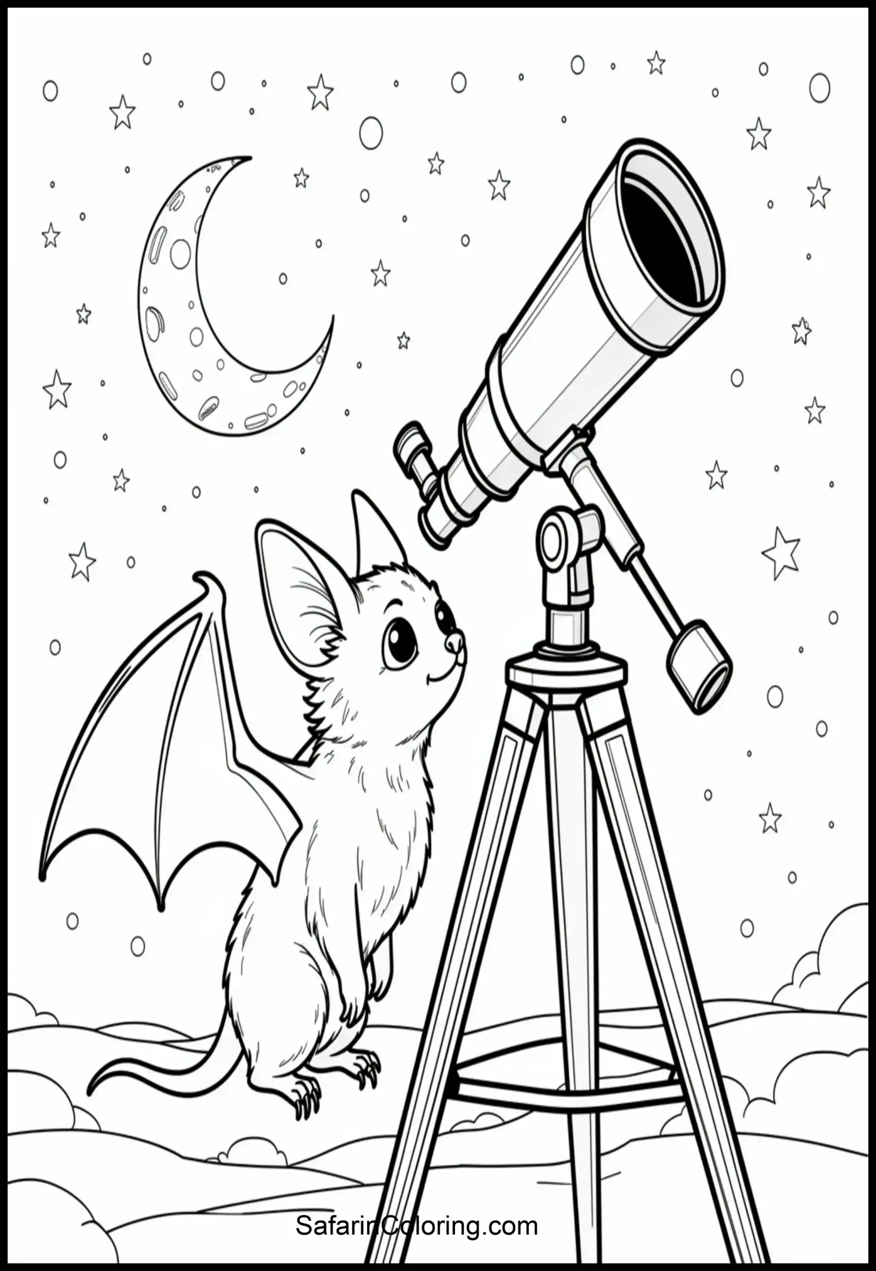 Bat Telescope Stars 1 Scaled