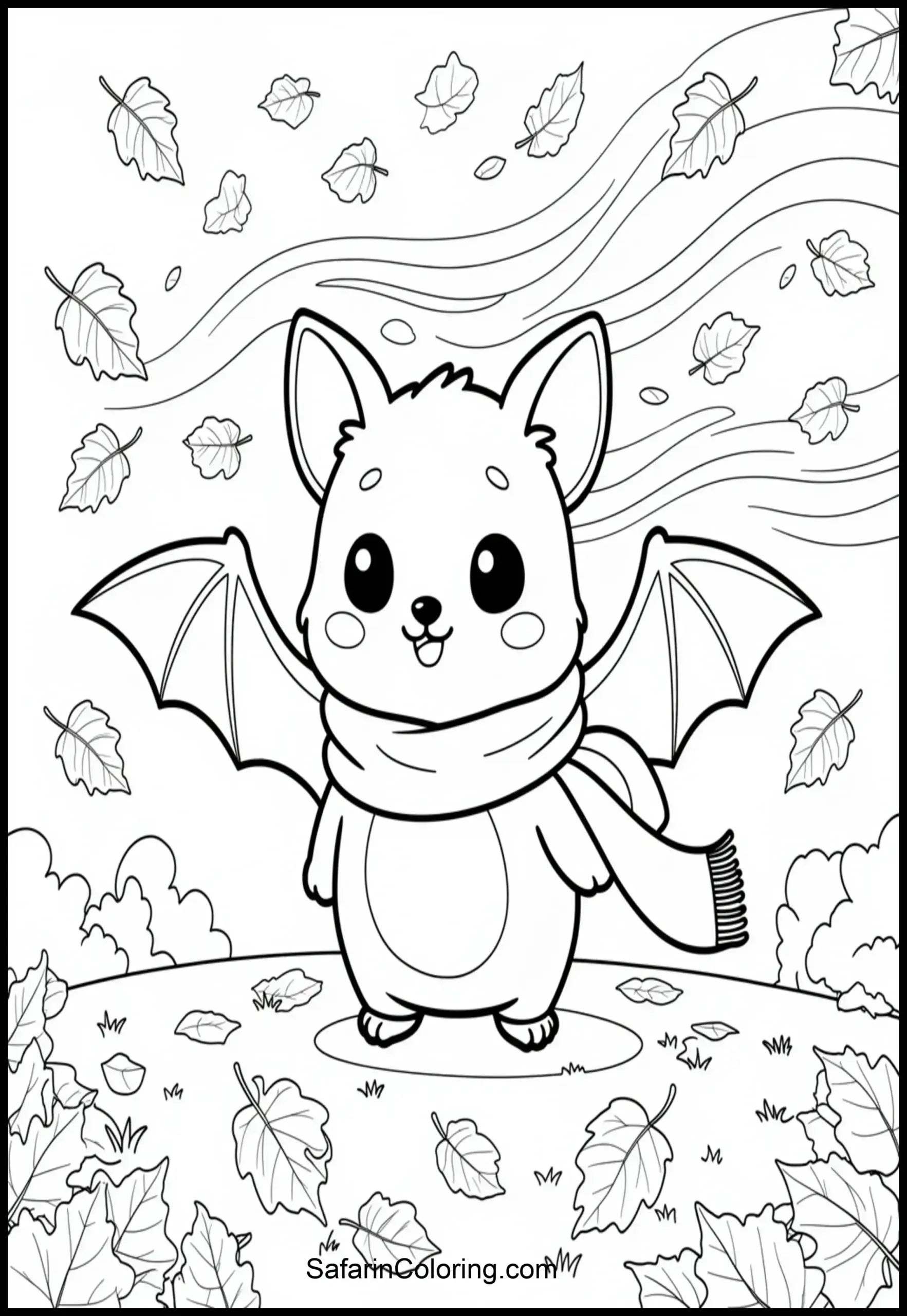 Bat Wearing Scarf 1 Scaled