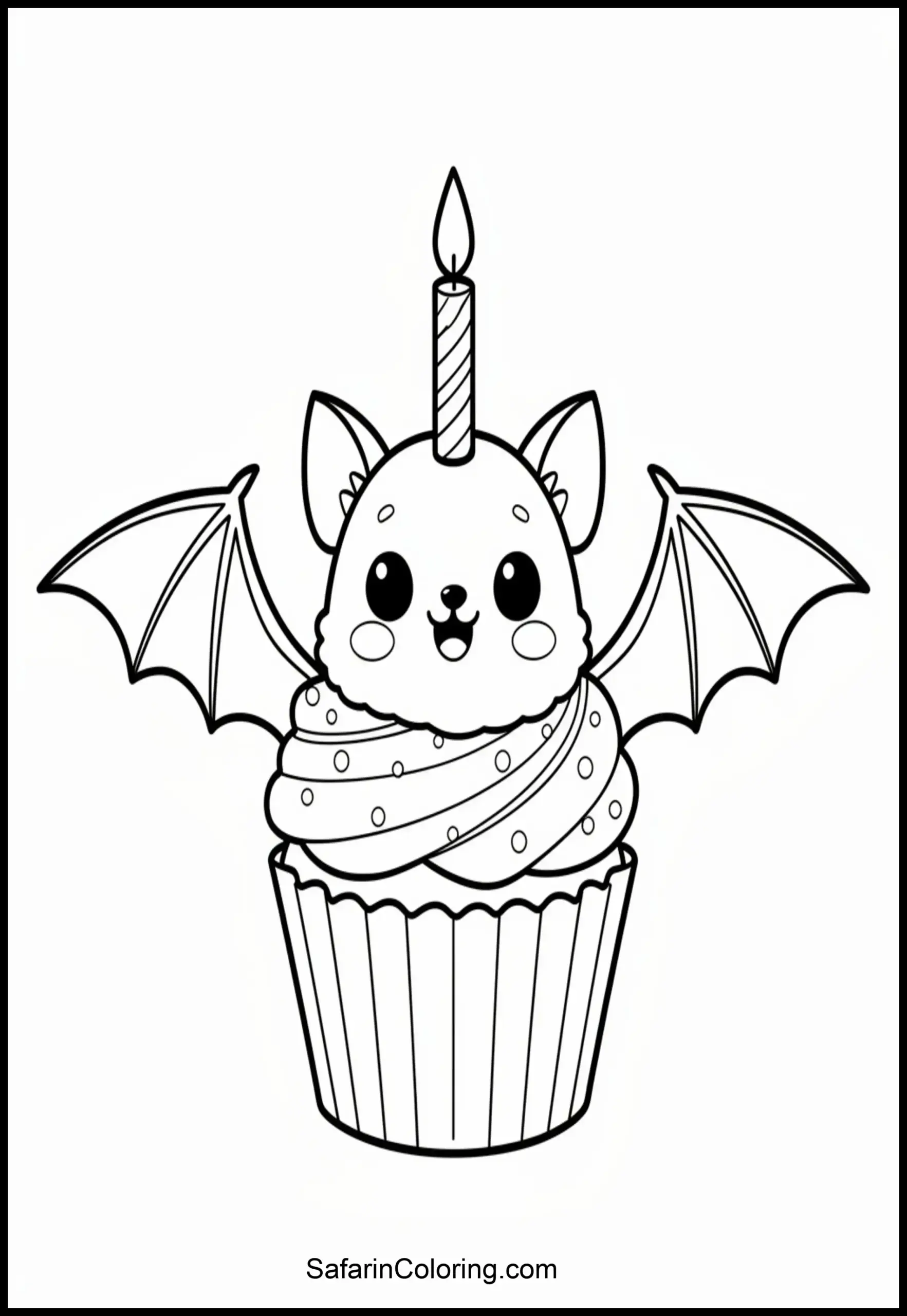 Bat With Cupcake 2 Scaled