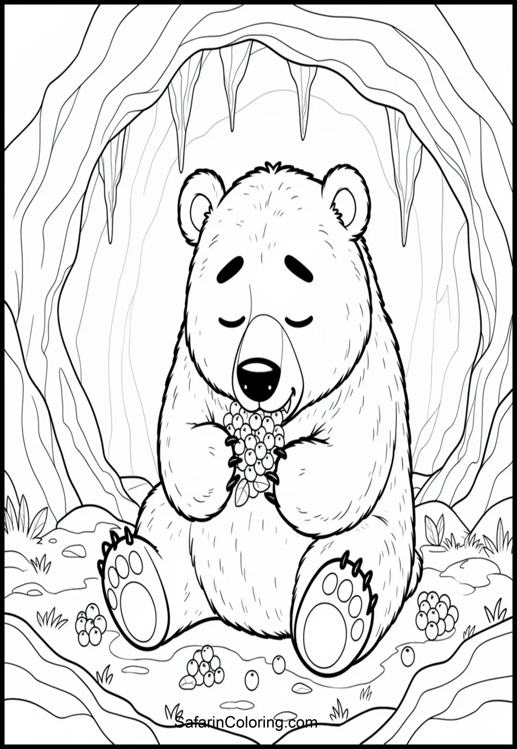 Bear Hibernation Scaled