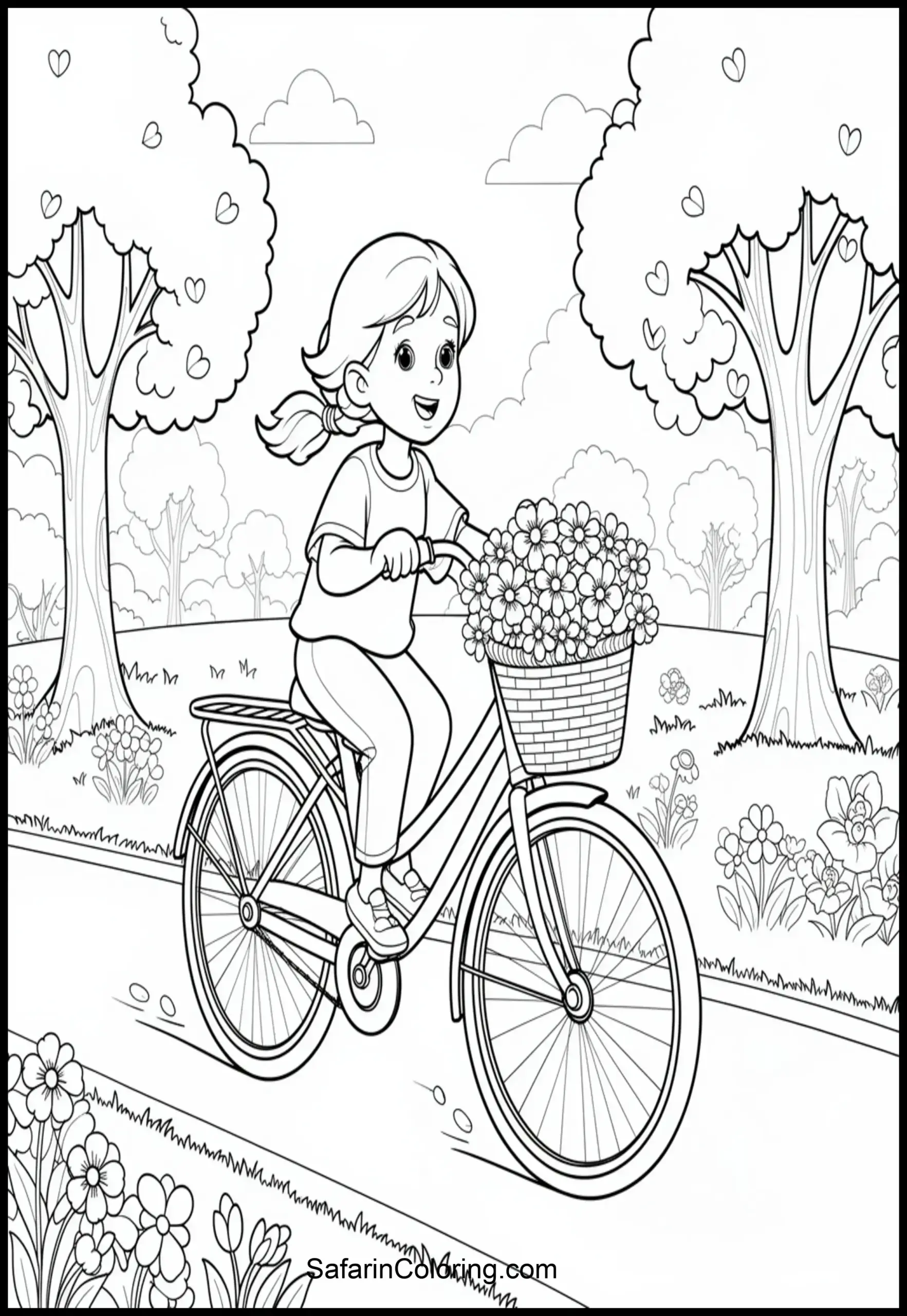 Bicycle Flower Basket Scaled