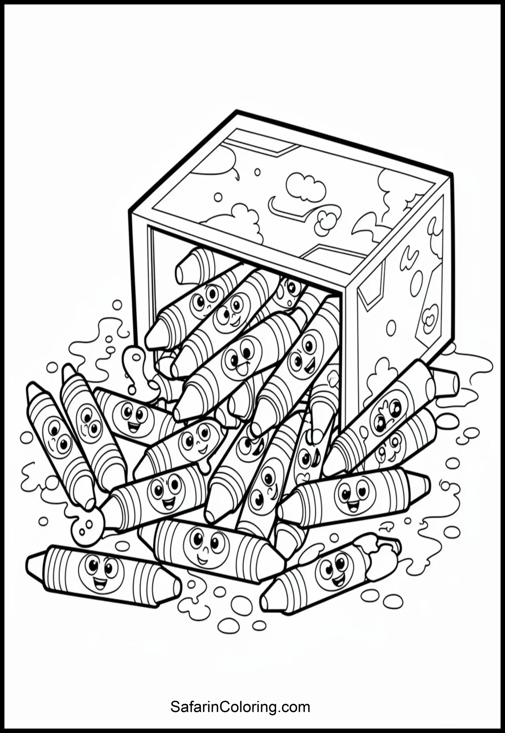 Box Of Crayons Spilled 2 Scaled