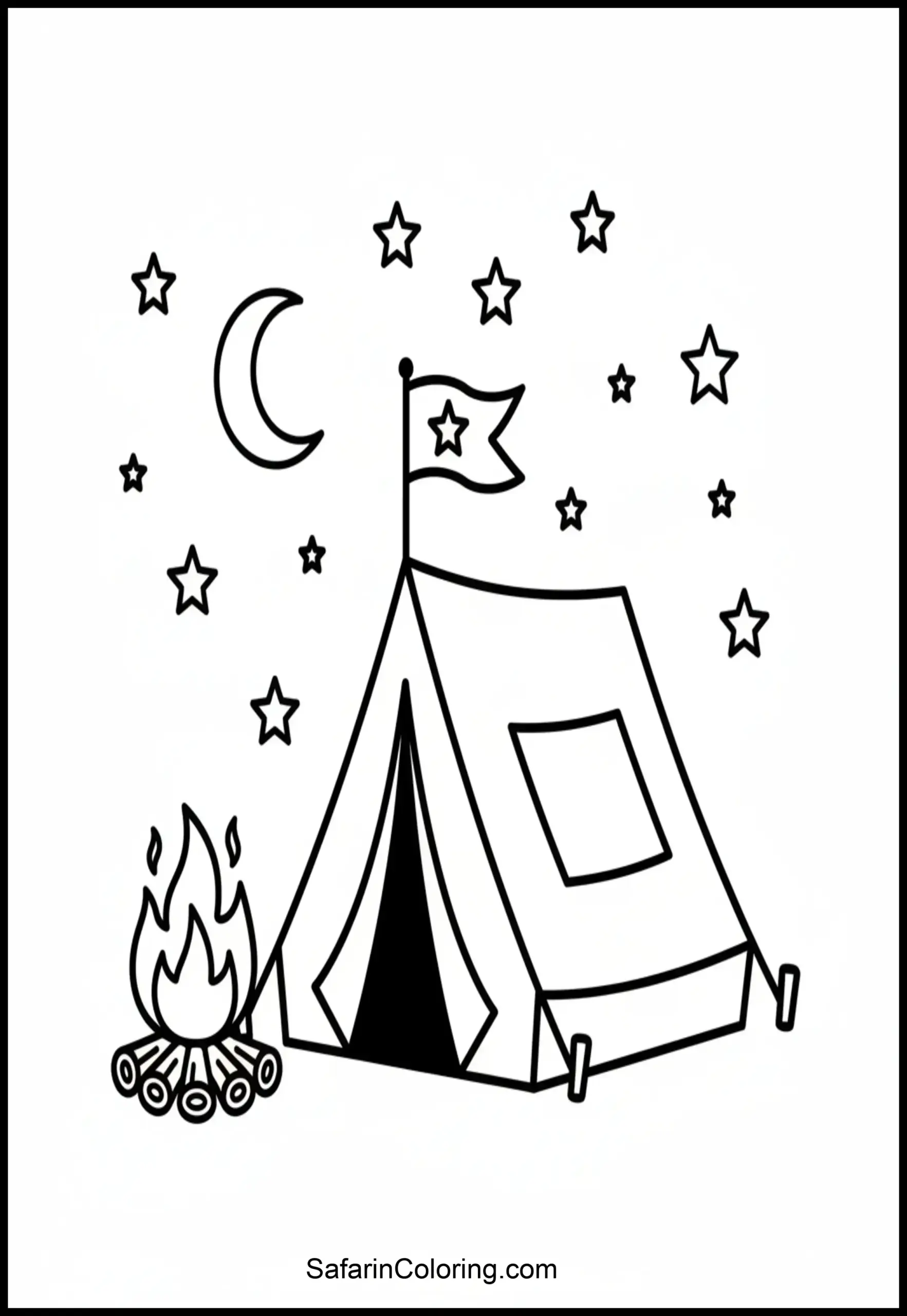 Camping Tent Patriotic Scaled