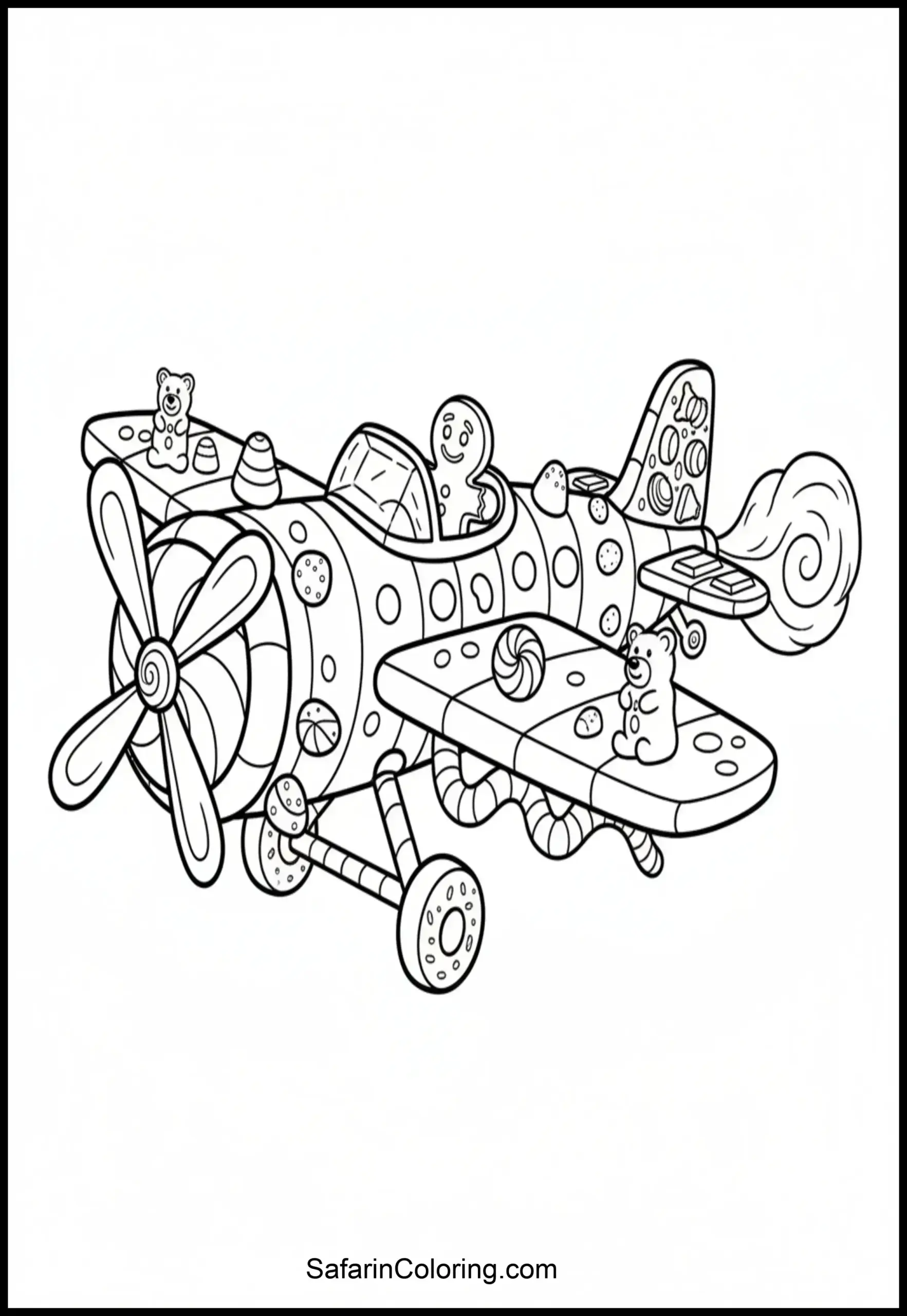 Candy Airplane Fantasy Scaled