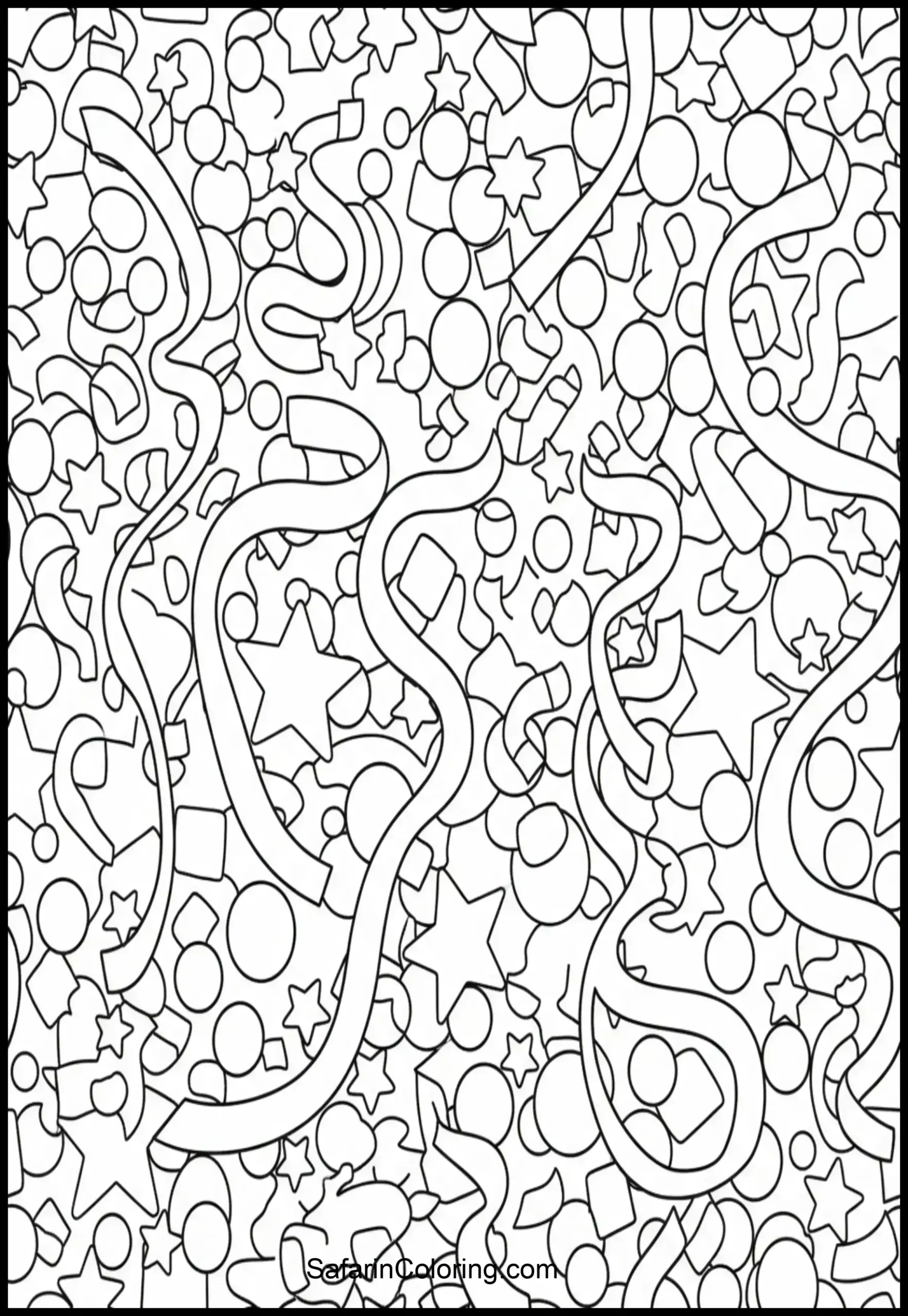 Confetti Streamers Party Pattern Scaled