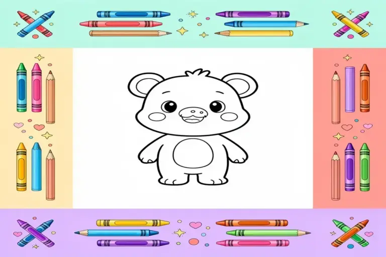 creation coloring pages for kids - Free Printable Coloring Page