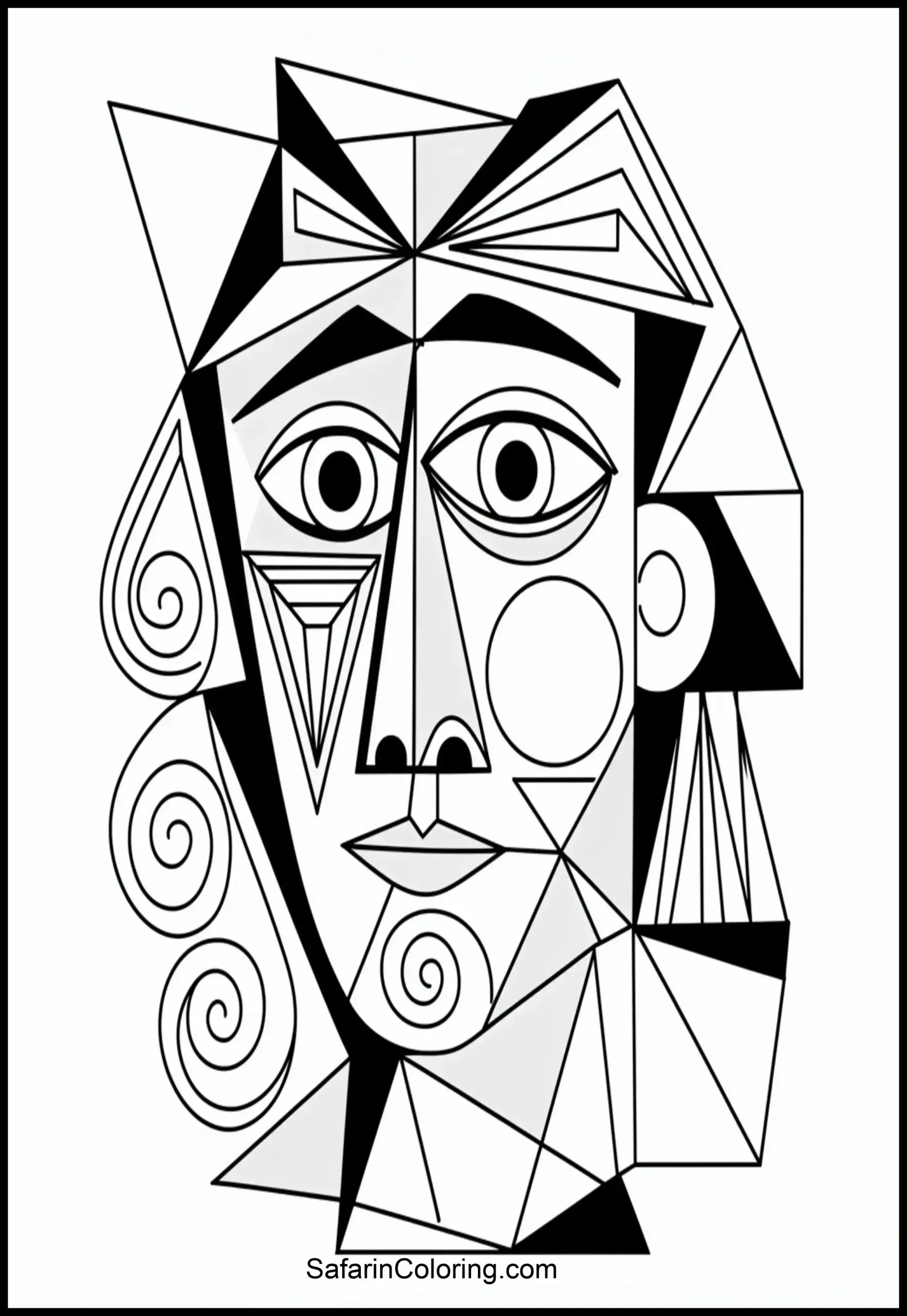 Cubism Face Art 2 Scaled