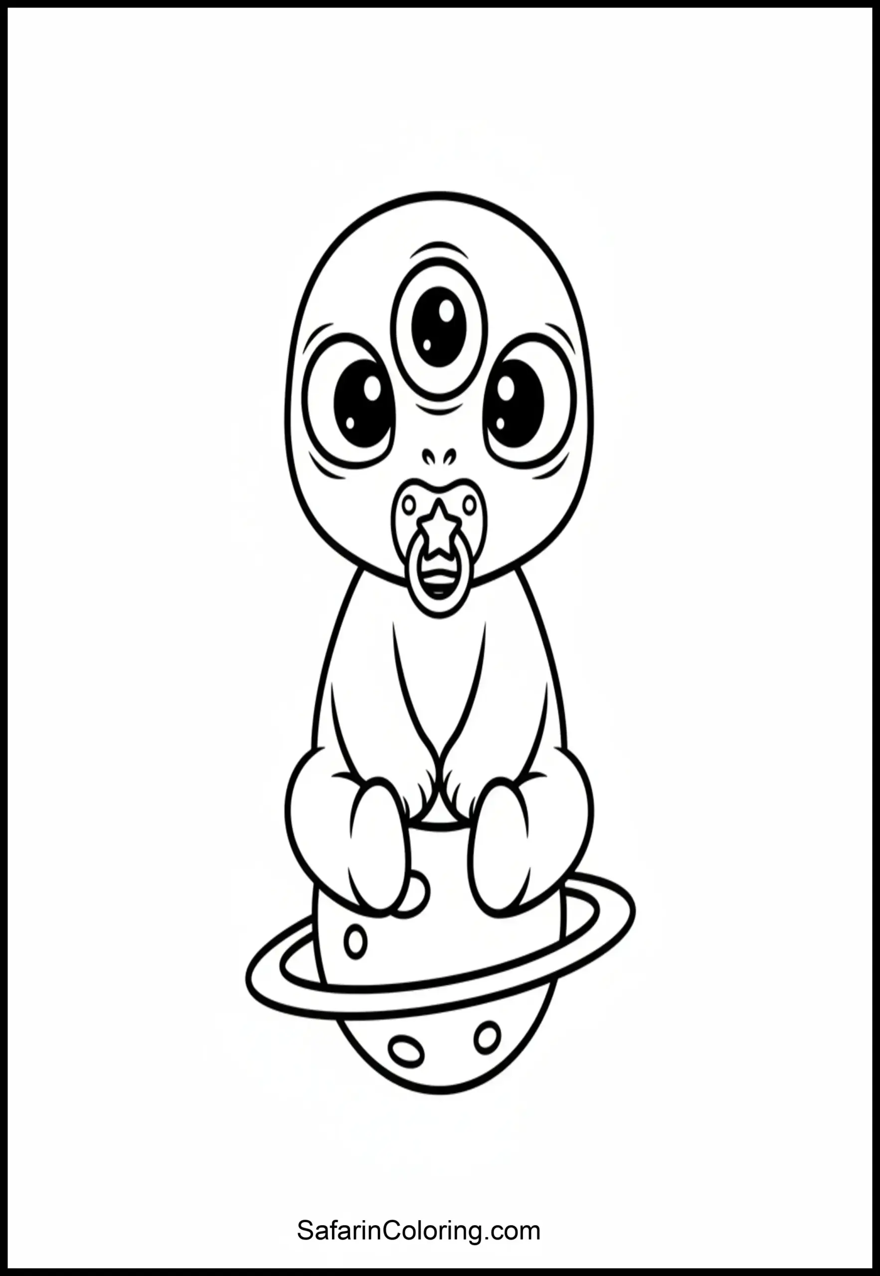 Cute Baby Alien Pacifier Scaled