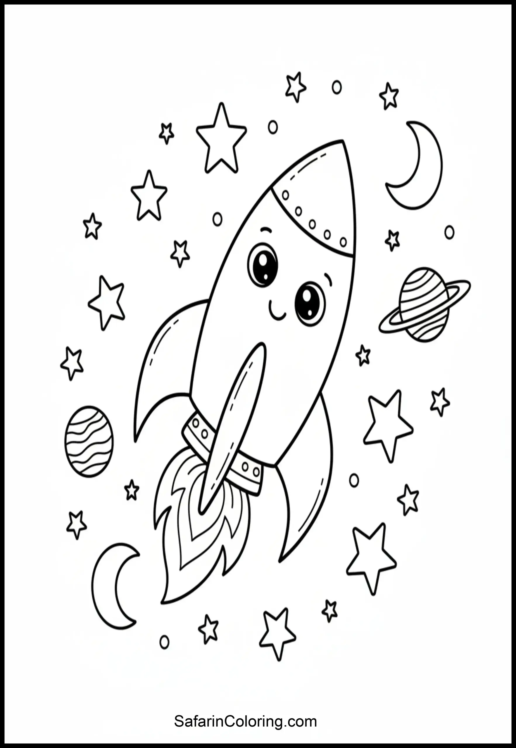 Cute Rocket Space Scaled