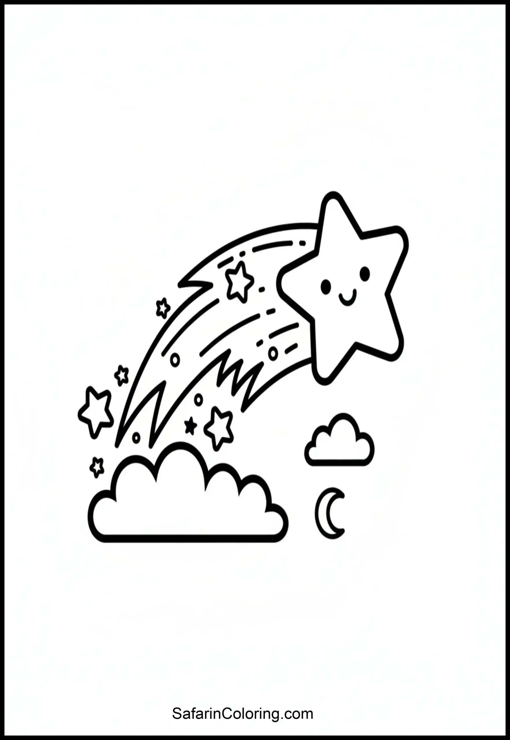 Cute Shooting Star Scaled