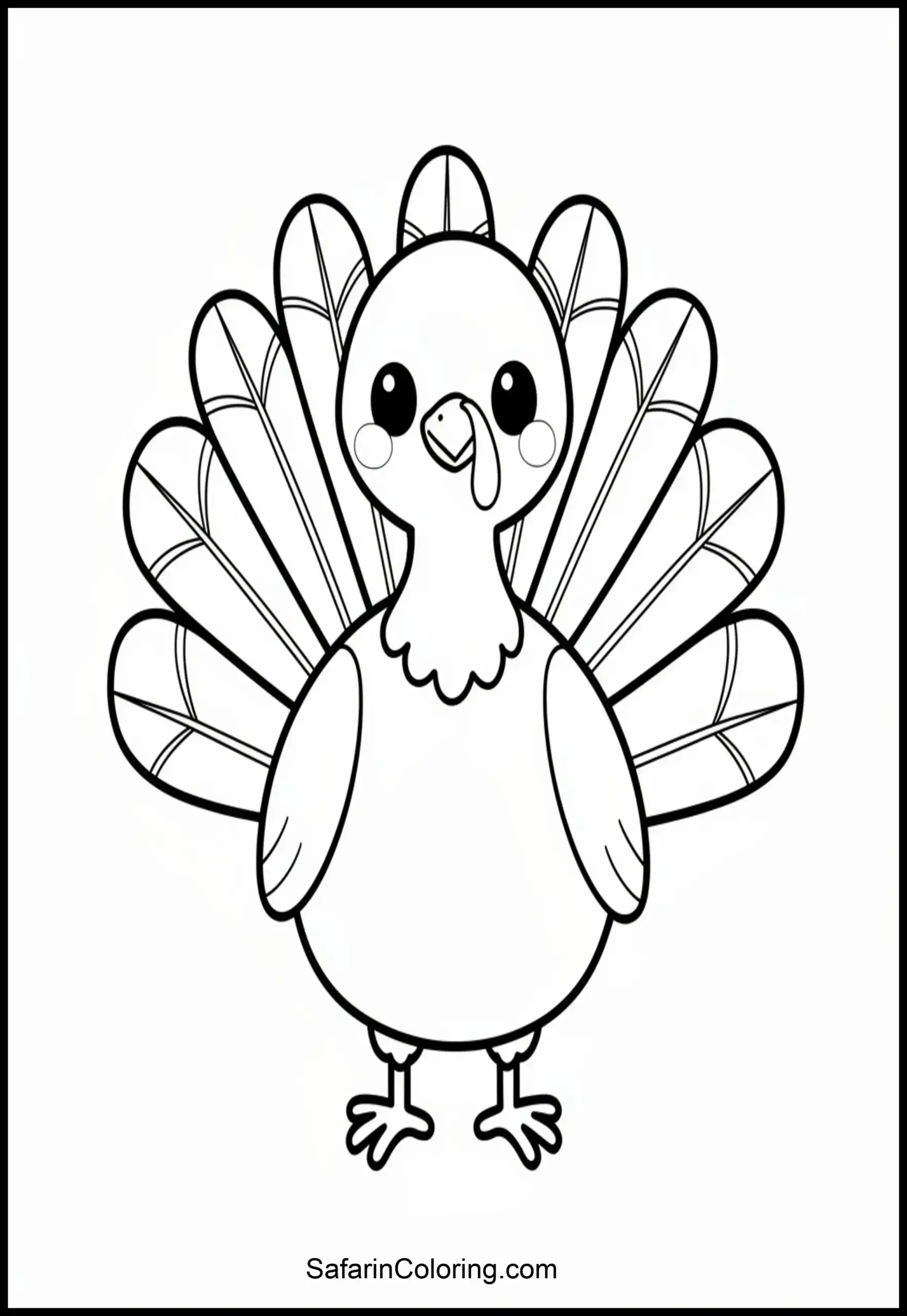 Cute Turkey Cartoon 1 Scaled