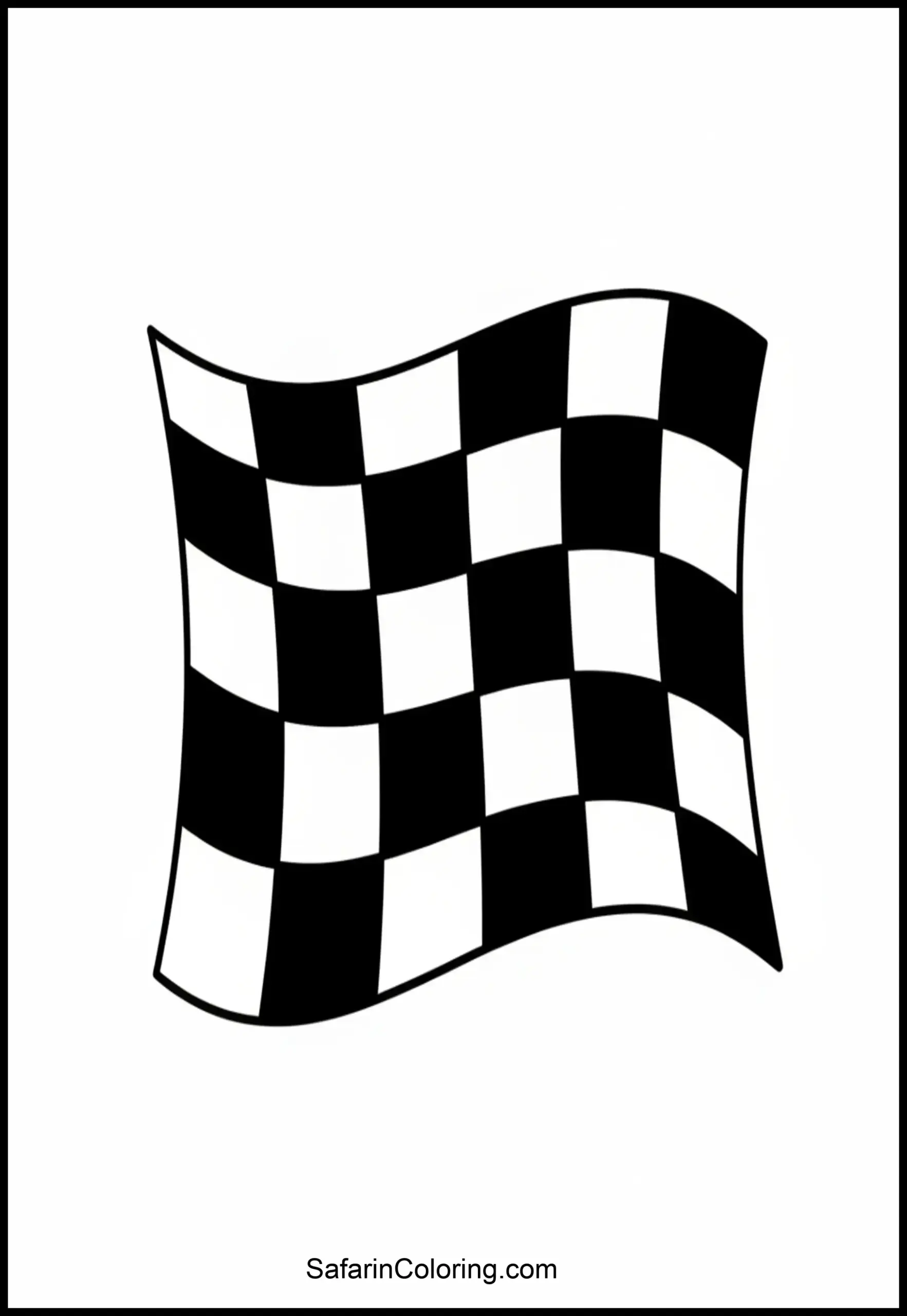 Distorted Checkerboard Pattern Scaled