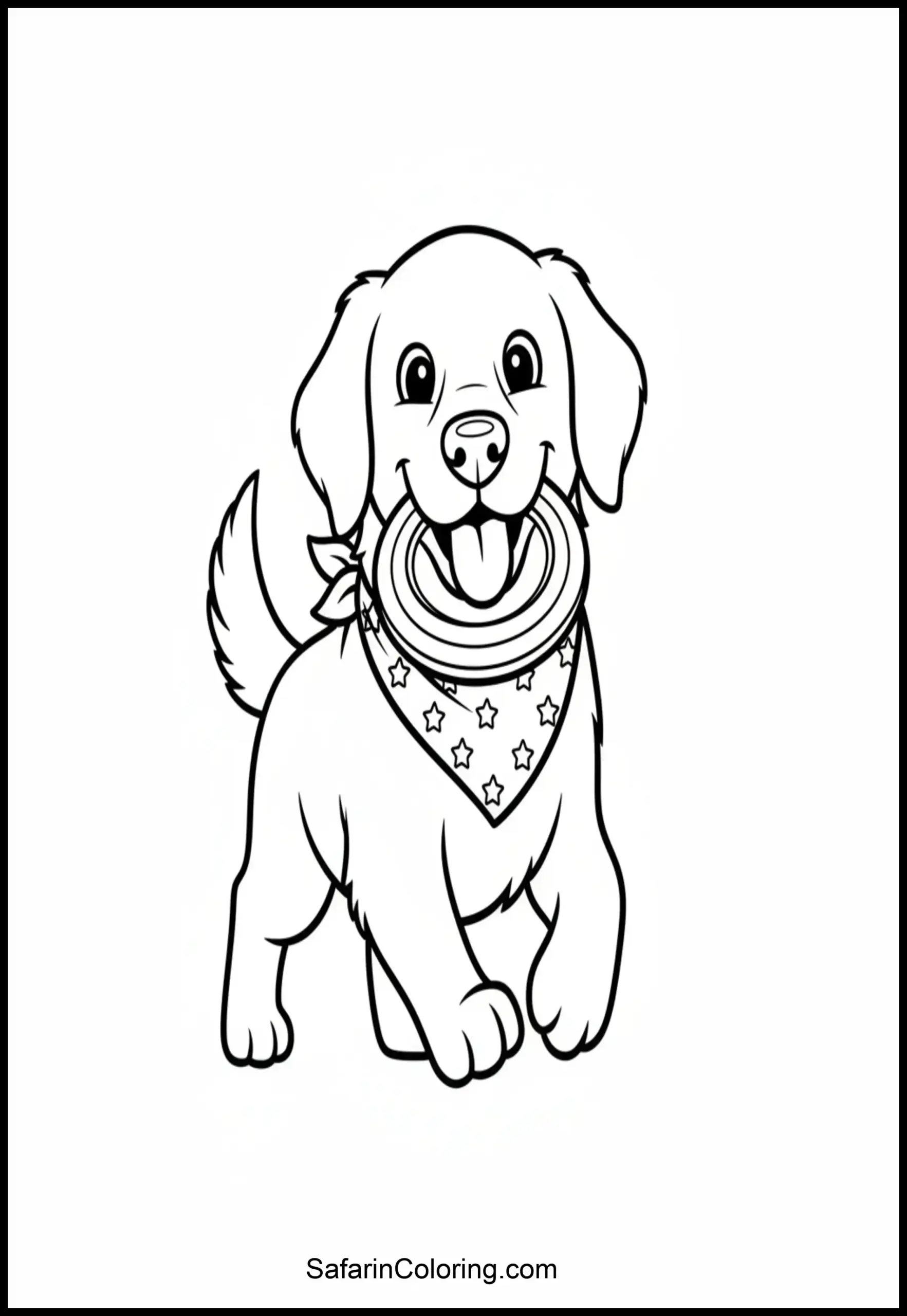 Dog Patriotic Bandana Scaled