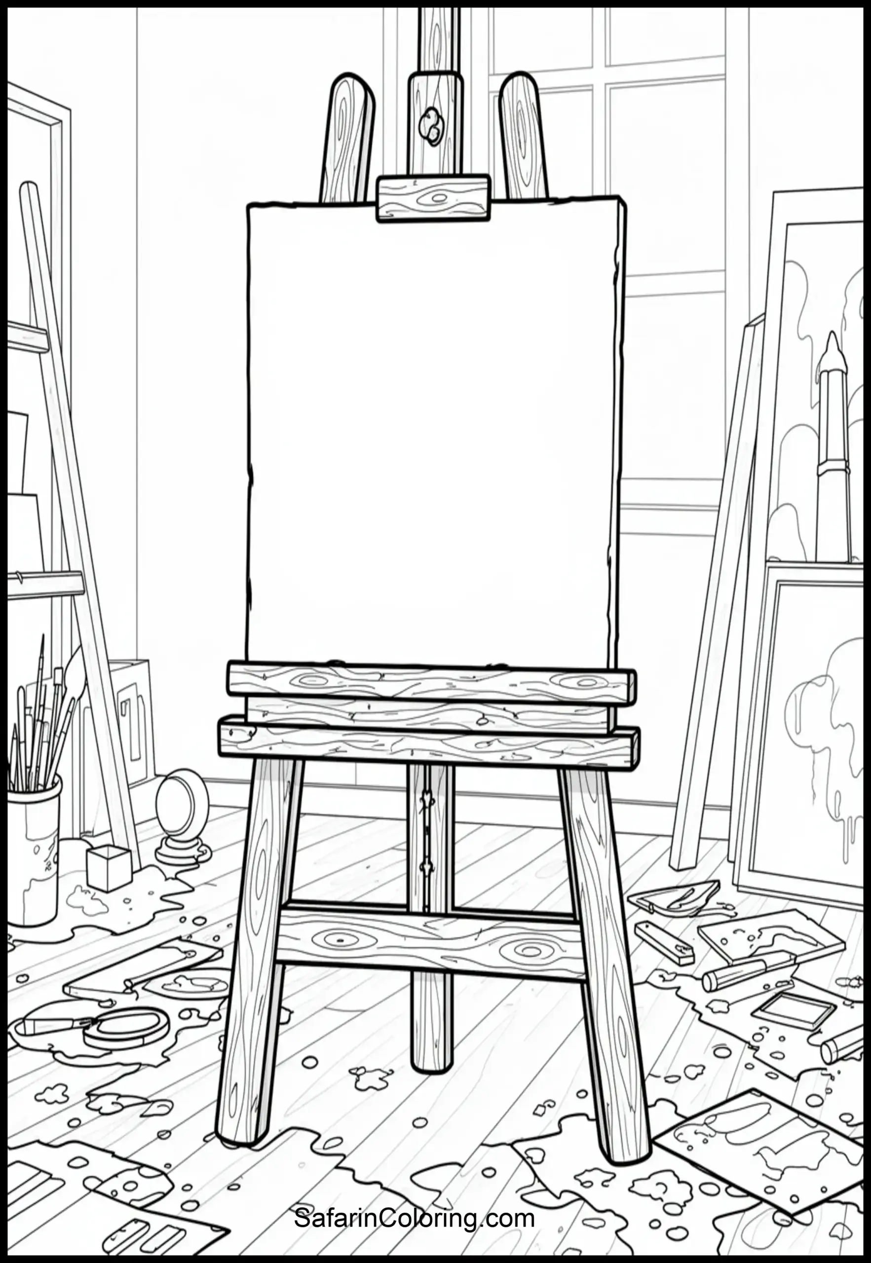 Easel Blank Canvas 2 Scaled