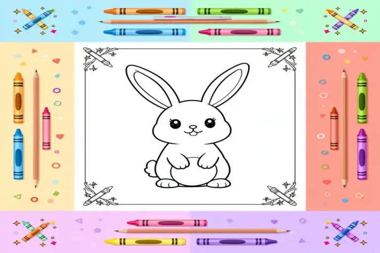 easter coloring pages for kids - Free Printable Coloring Page