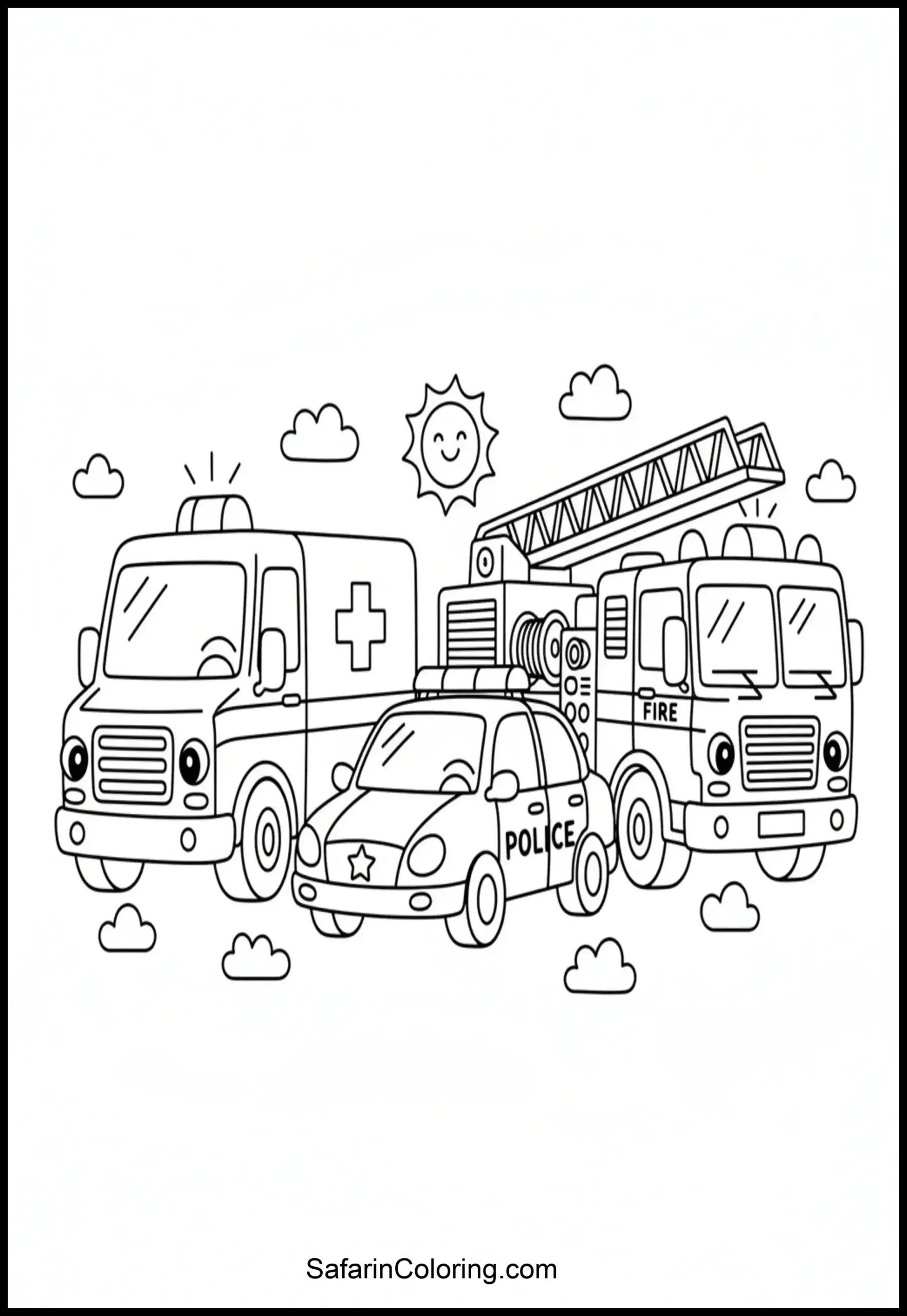 Emergency Vehicles Group Scaled