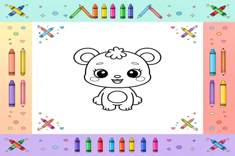 face coloring pages for kids - Free Printable Coloring Page