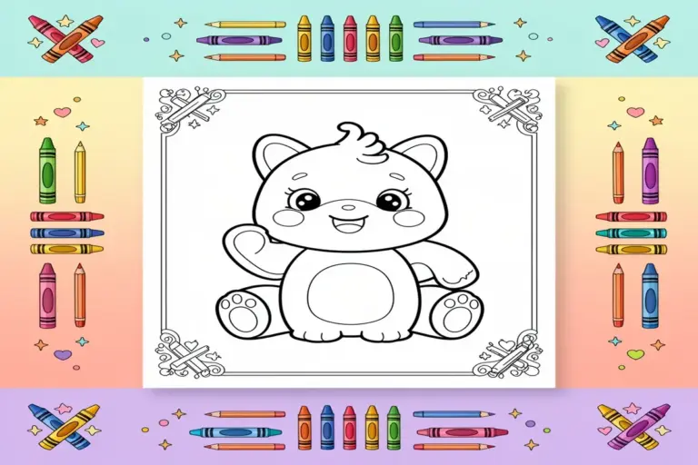 fantasy coloring pages for kids - Free Printable Coloring Page