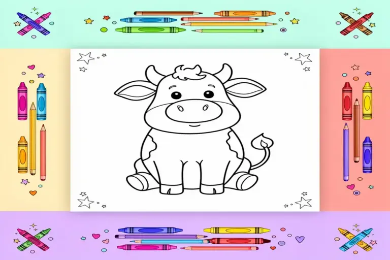 farm coloring pages for kids - Free Printable Coloring Page