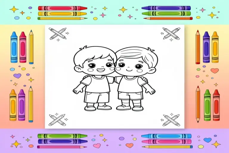 father's day coloring pages for kids - Free Printable Coloring Page