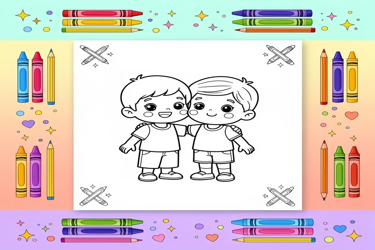 father's day coloring pages for kids - Free Printable Coloring Page