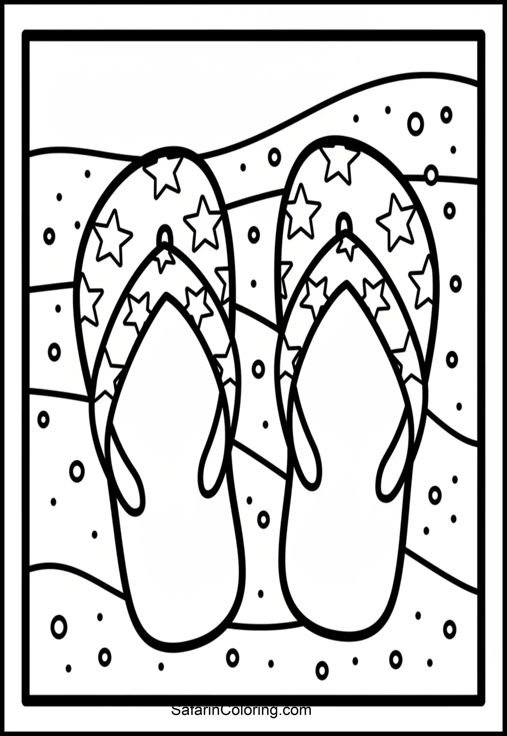 Flip Flops Star Pattern Scaled