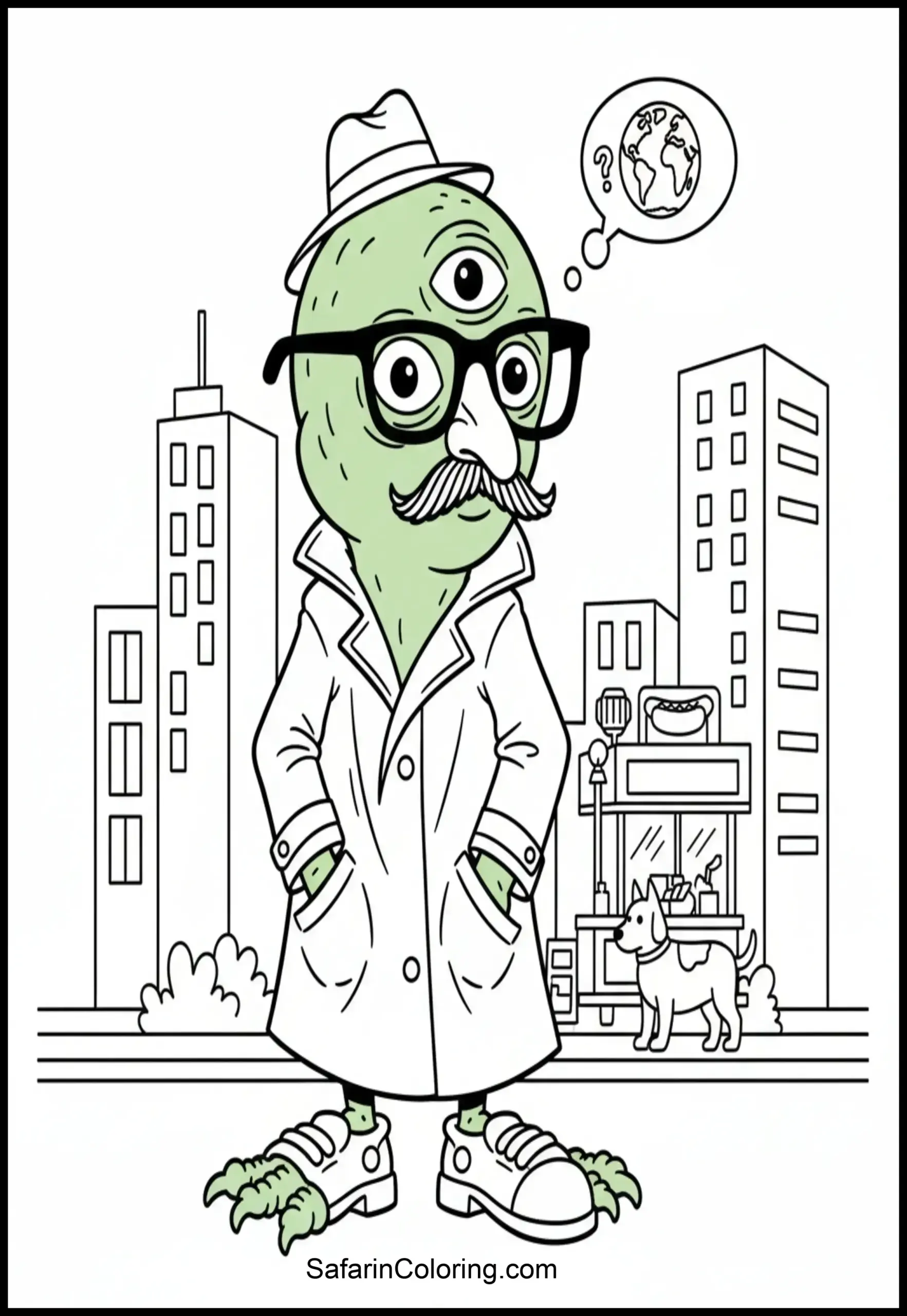 Funny Alien Disguise Scaled