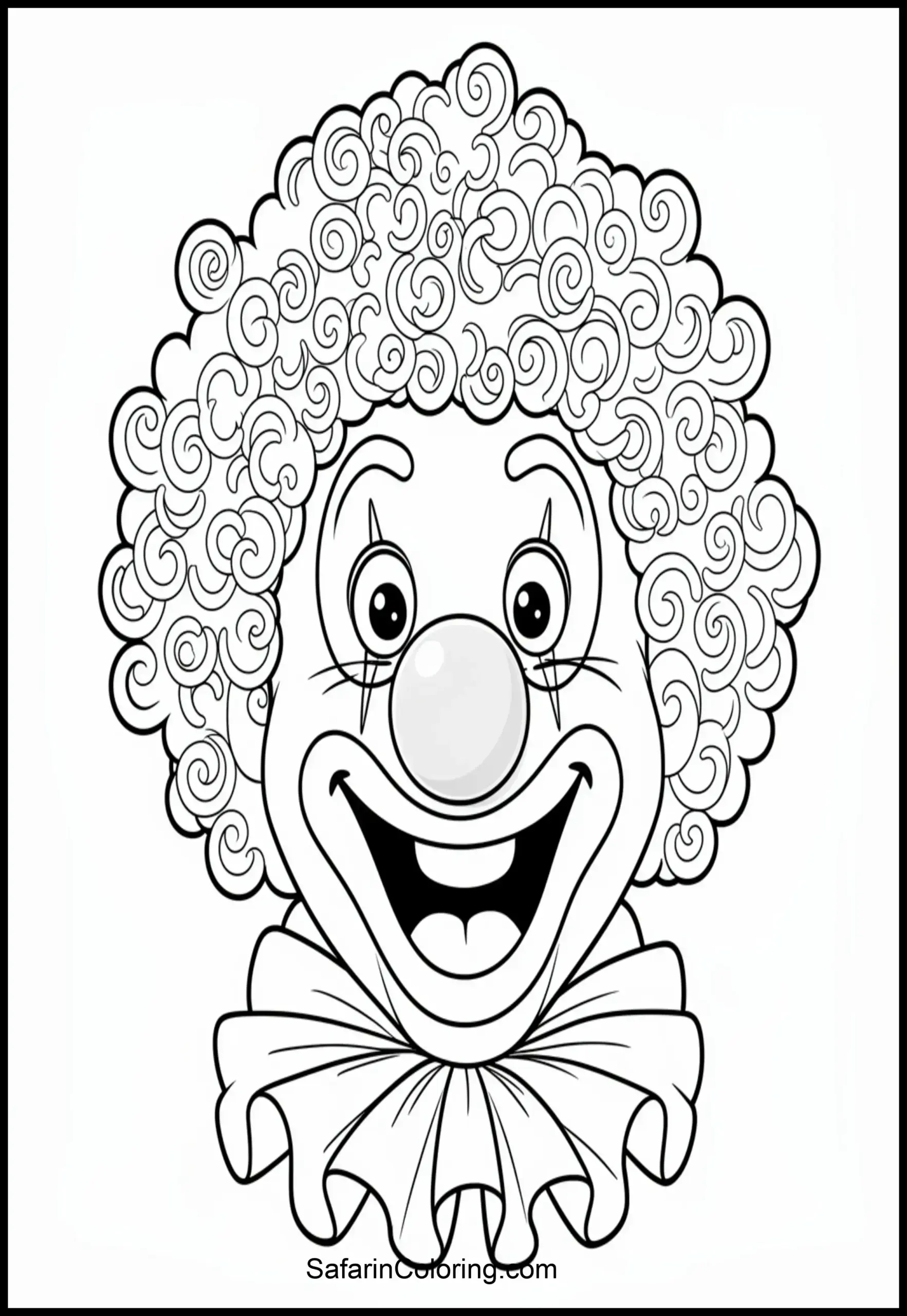 Funny Clown Face Scaled