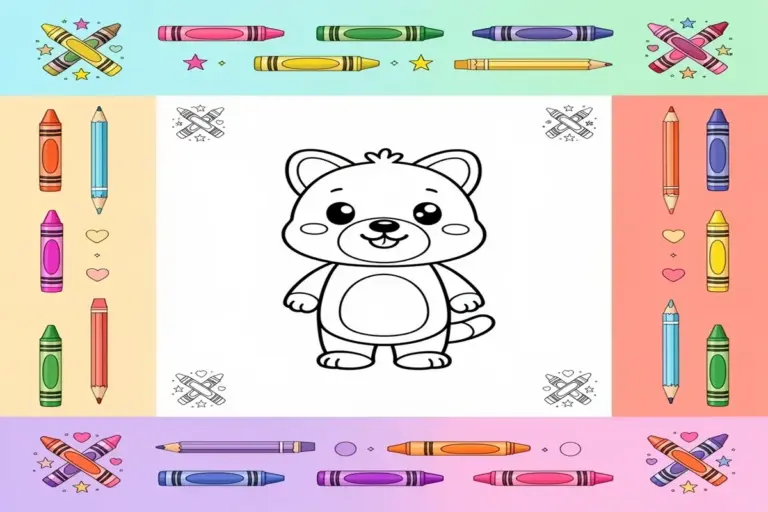 geometric coloring pages for kids - Free Printable Coloring Page