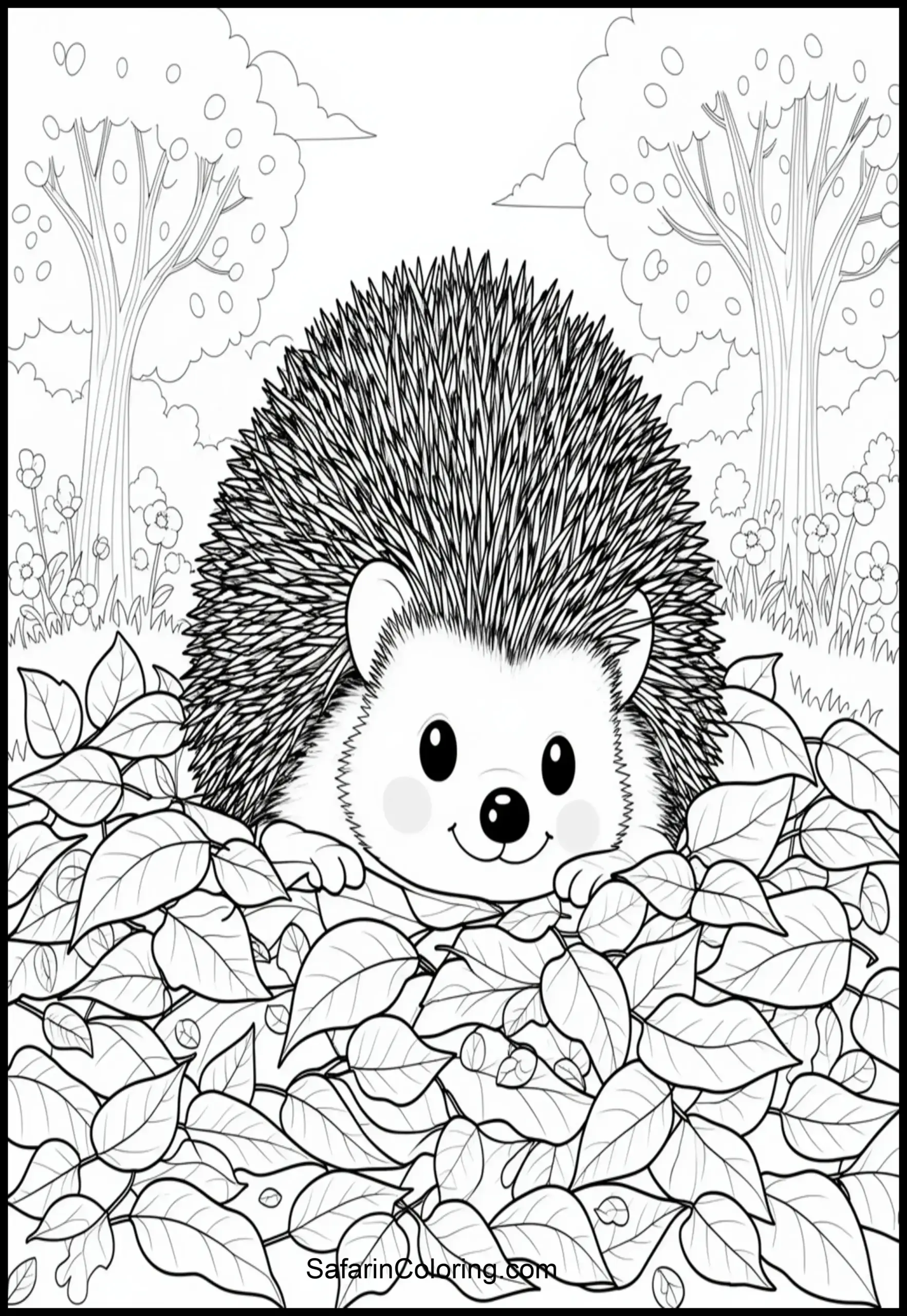 Hedgehog Leaf Pile 2 Scaled