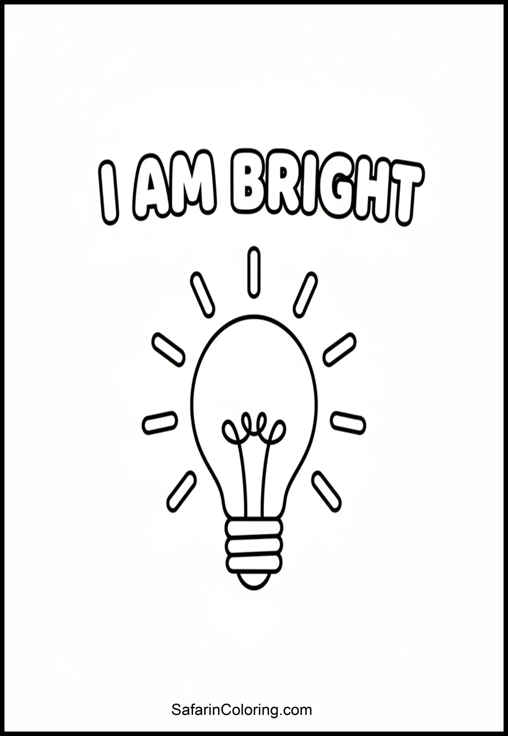 I Am Bright Lightbulb Scaled