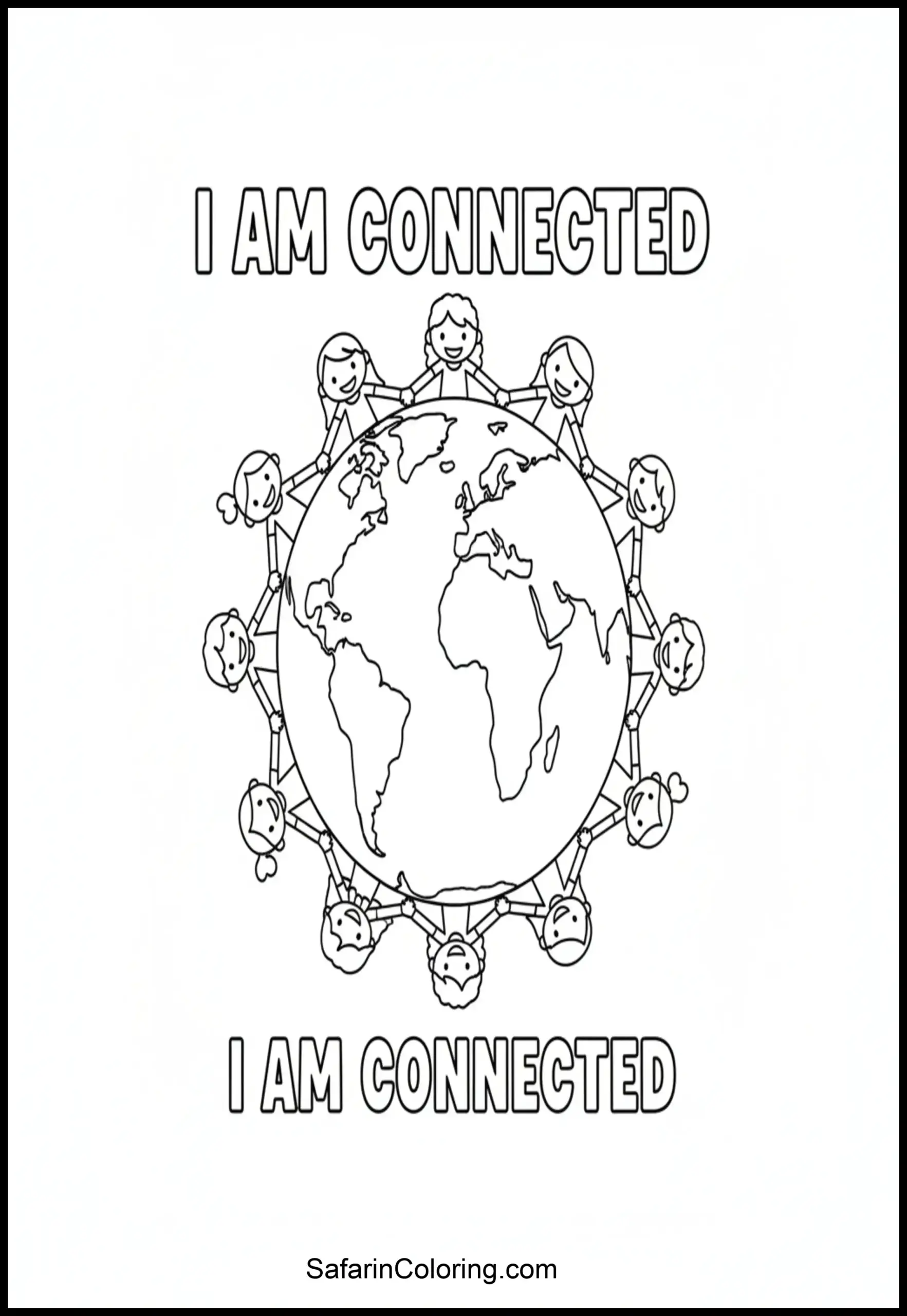 I Am Connected Globe Scaled