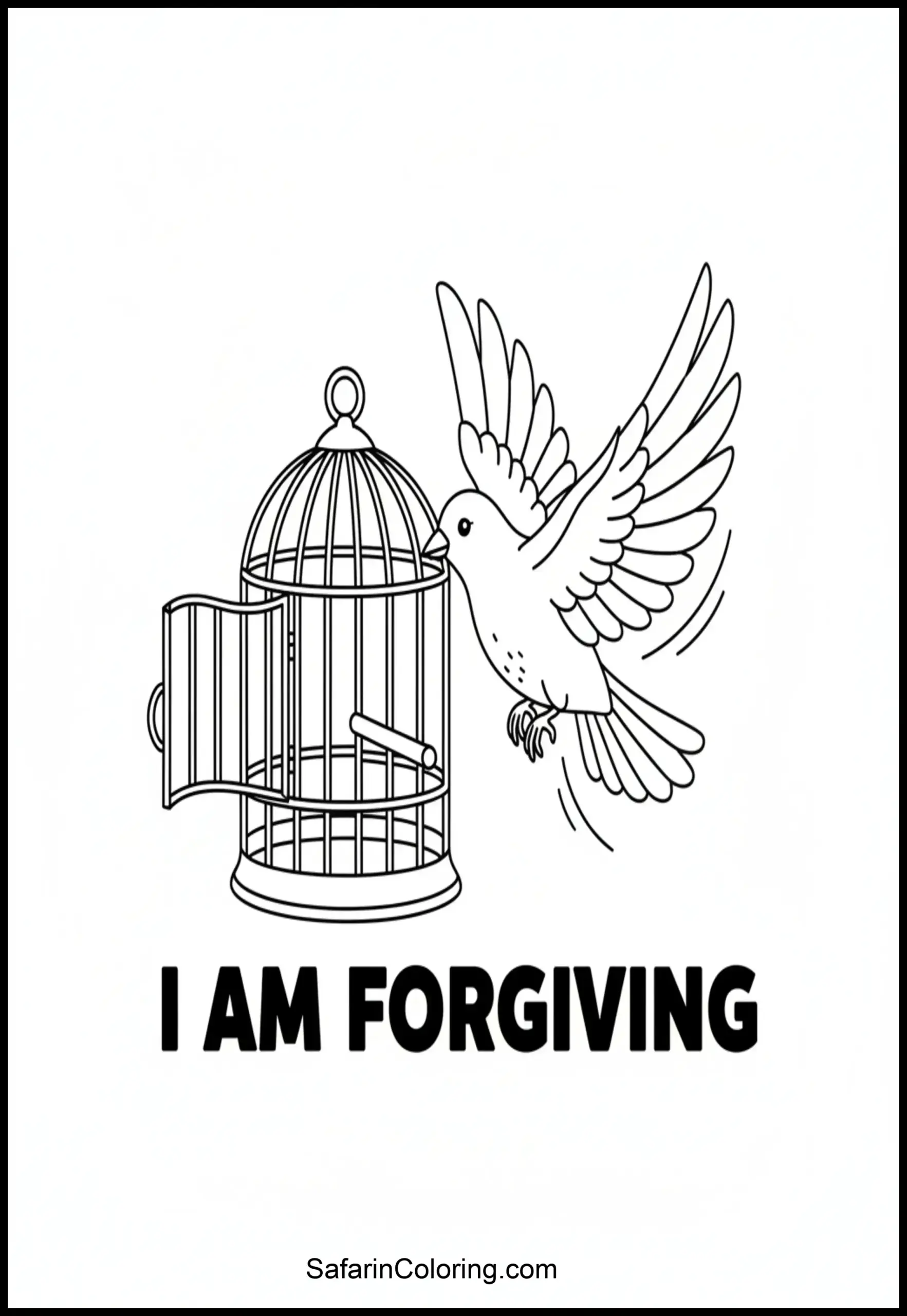 I Am Forgiving Bird Scaled