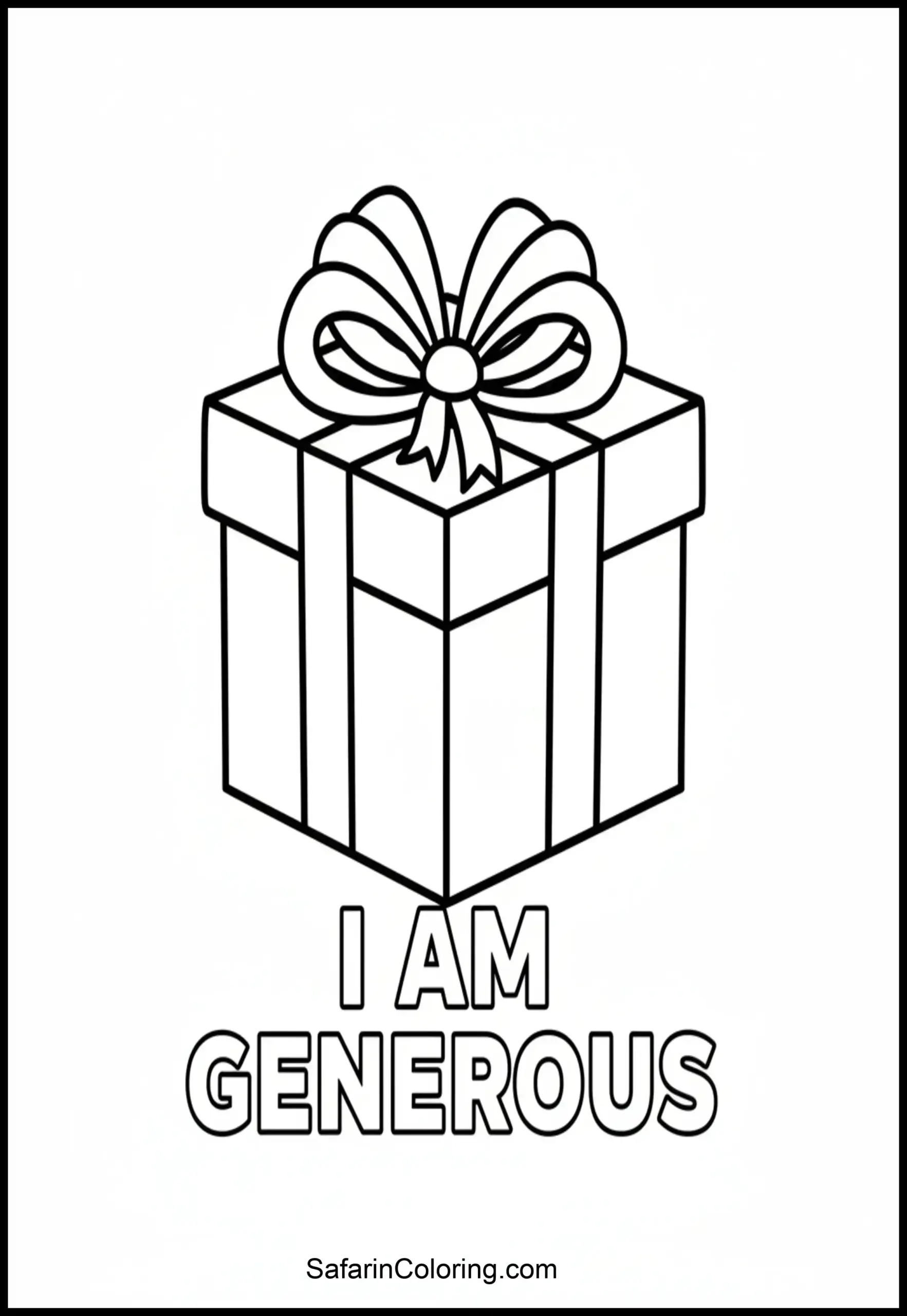 I Am Generous Gift Scaled