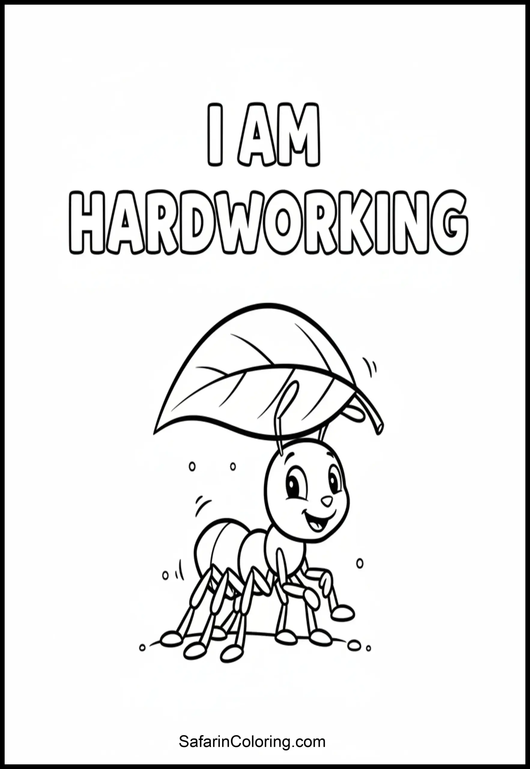 I Am Hardworking Ant Scaled