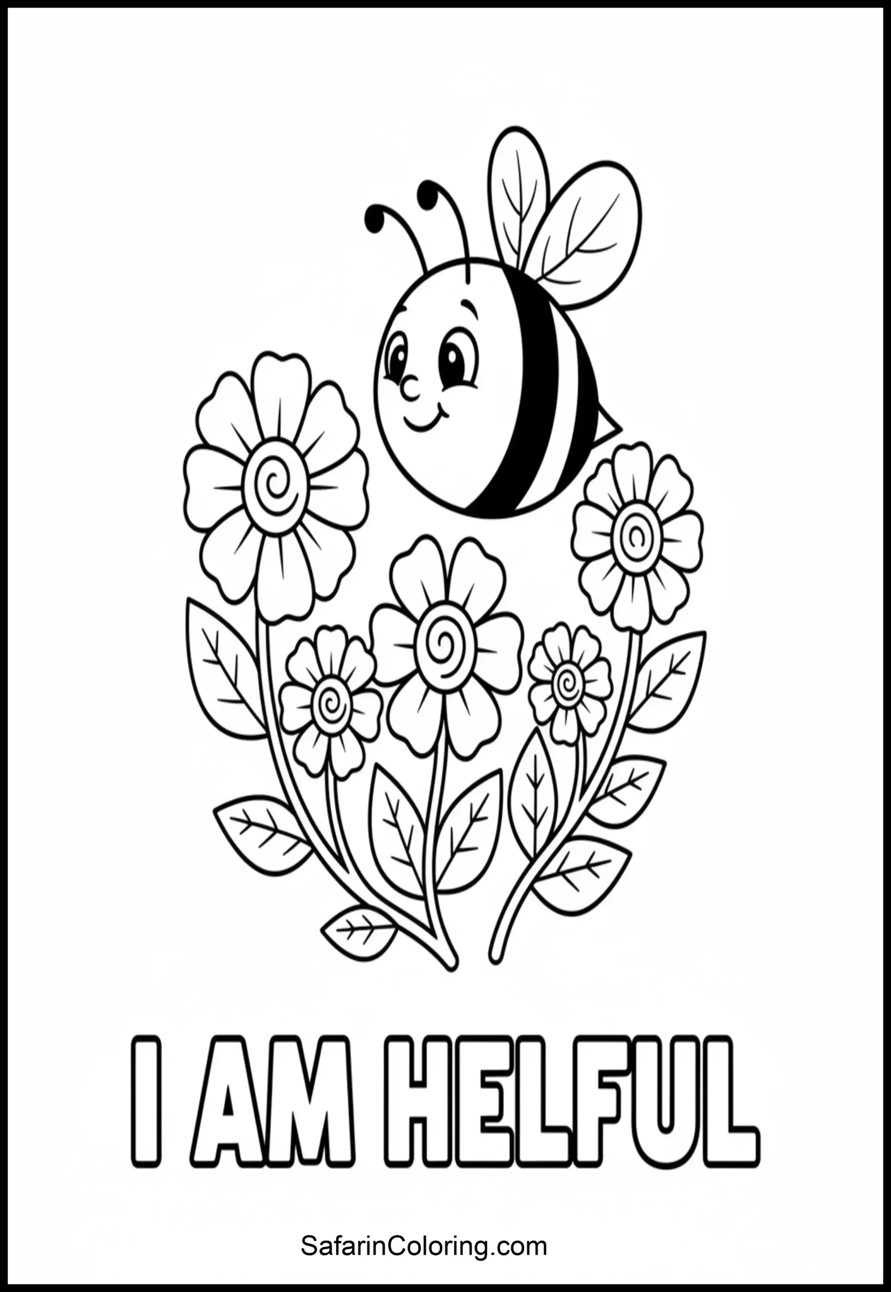 I Am Helpful Bee Scaled