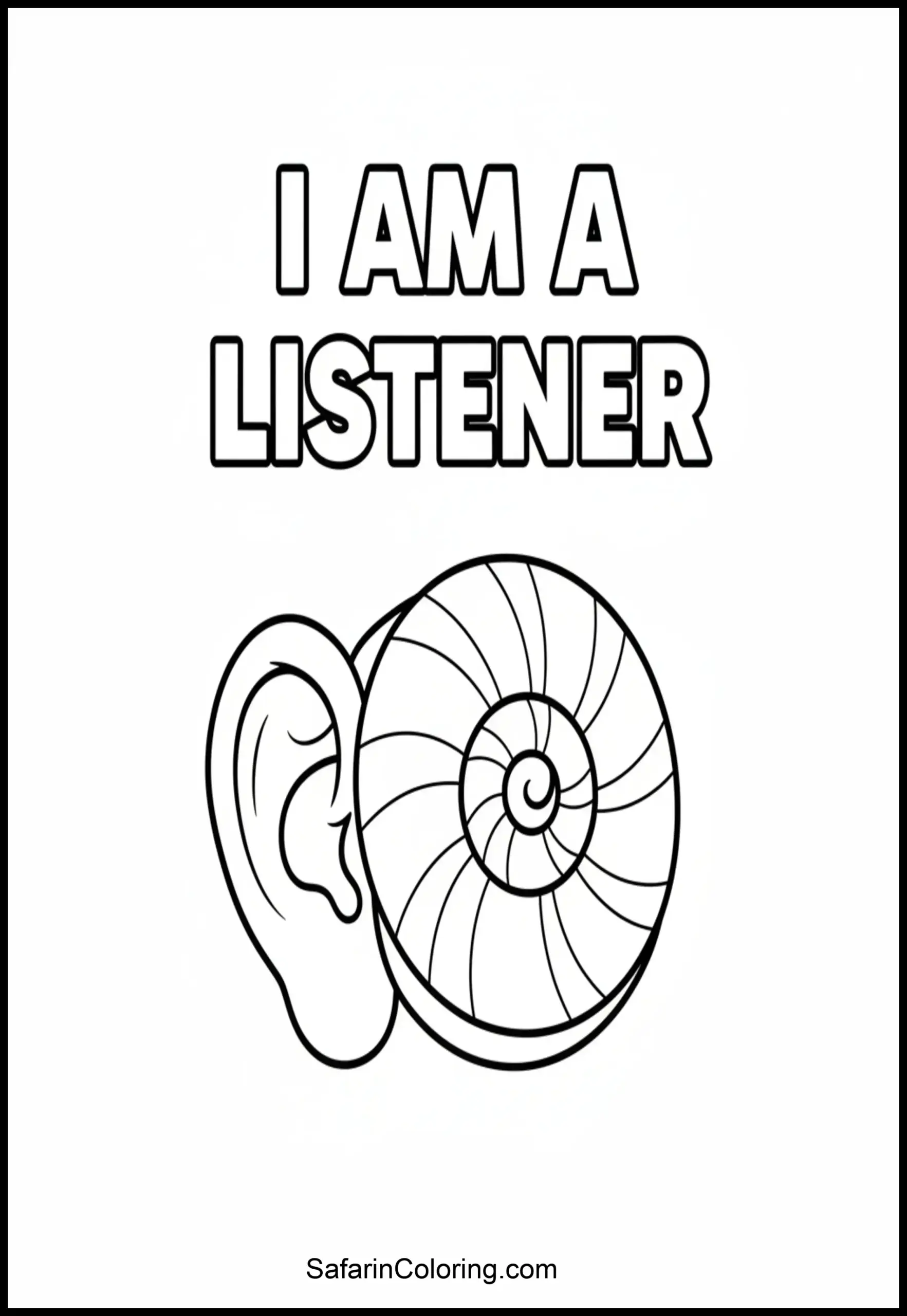 I Am Listener Seashell Scaled
