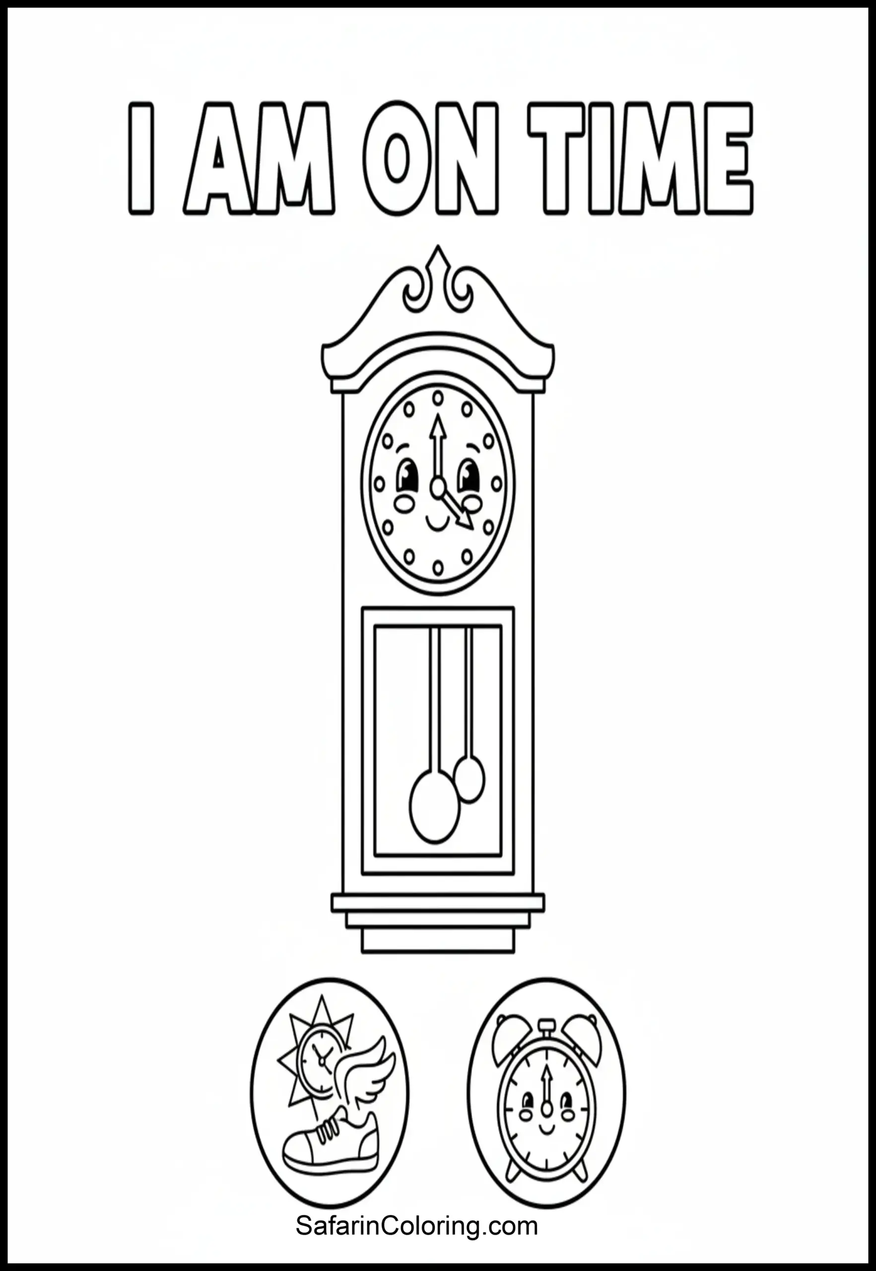 I Am On Time Clock Scaled