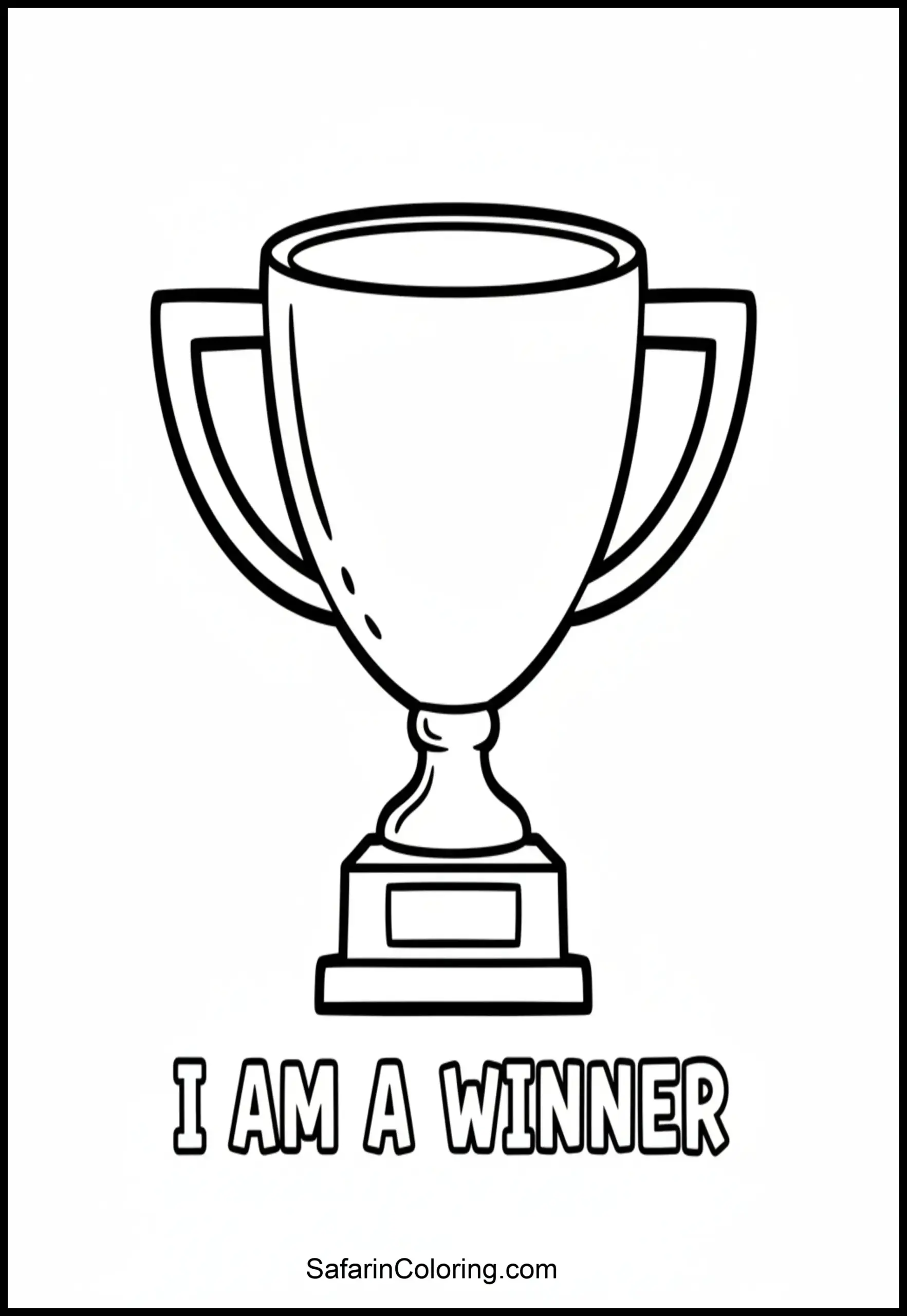 I Am Winner Trophy Scaled